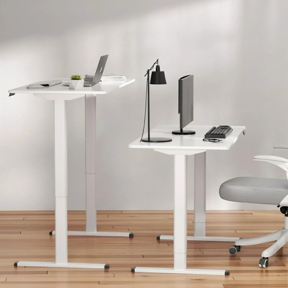 6 Artiss 120cm Electric Standing Desk with Mini Peal Exercise Bike Home Office - Multi, 6 of 6