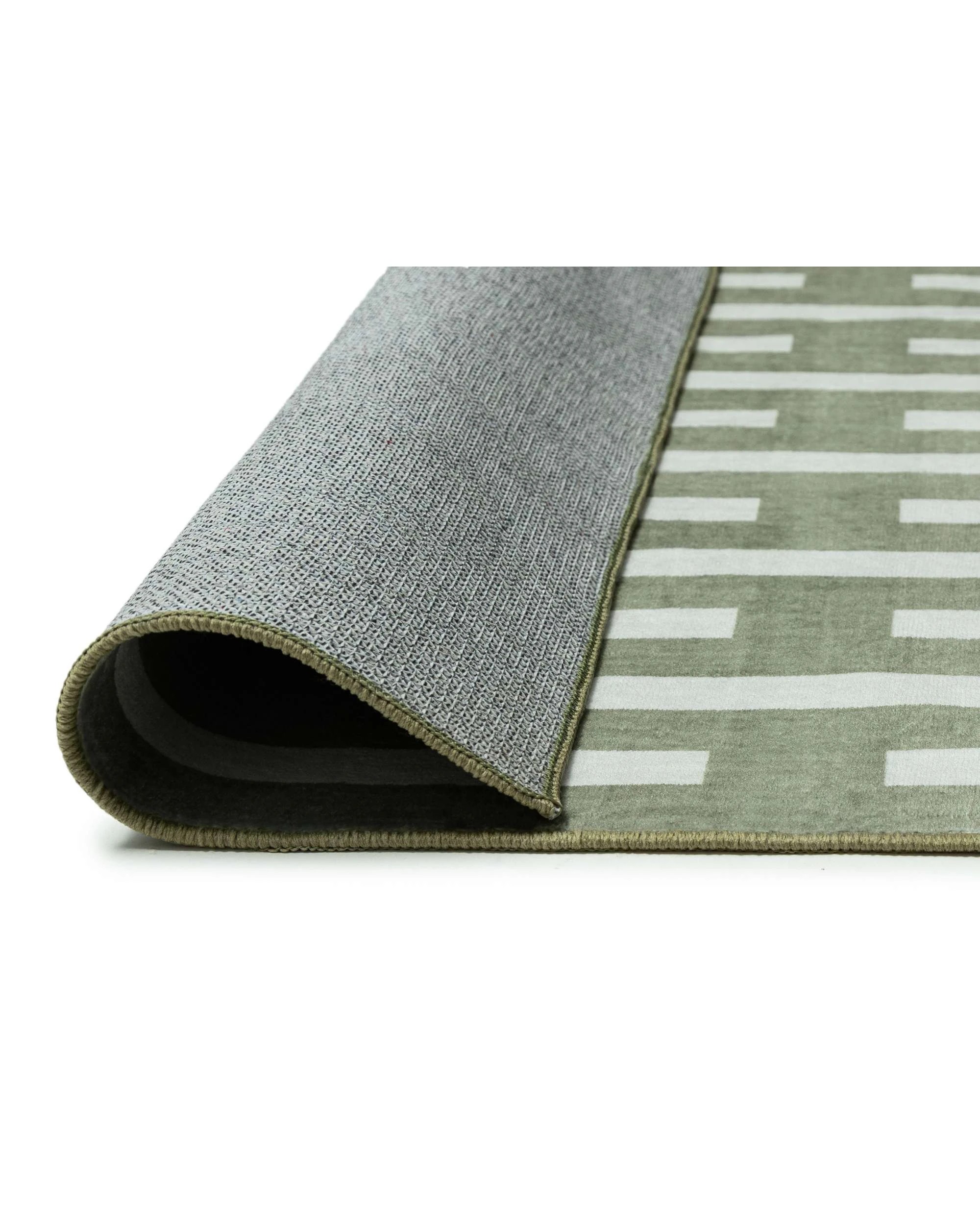 5 Loopsie Gerritsen Printed Washable Rug-220cm x 150cm - Green, 5 of 9