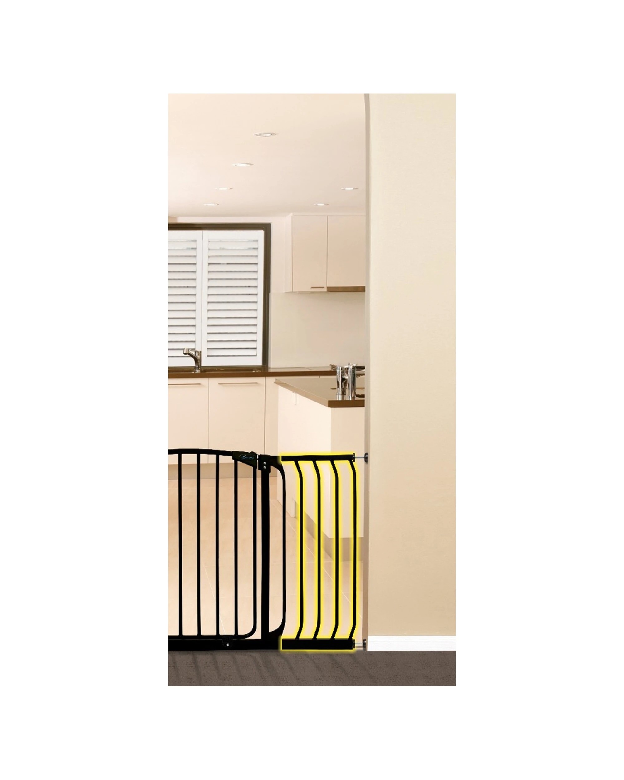 2 Dreambaby Chelsea Extension For Baby Safety Gate Extra Wide Openings 27cm - Black, 2 of 2