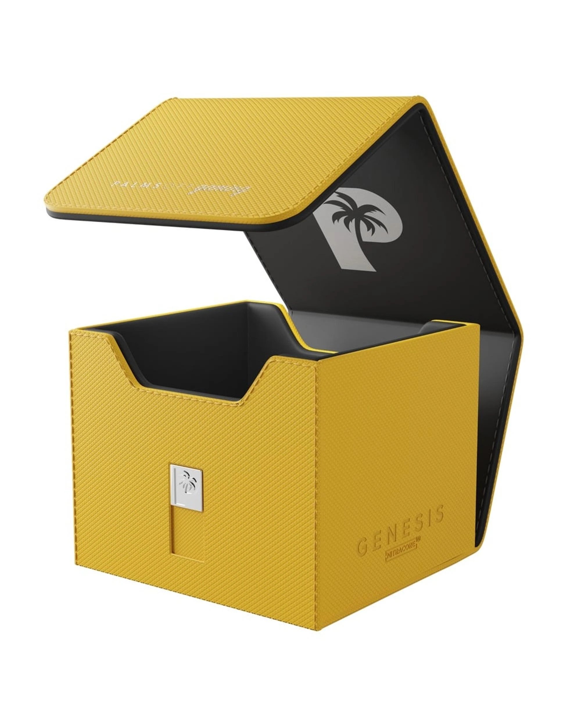 1 Palms Off Gaming Genesis Deck Box - Yellow, 1 of 7