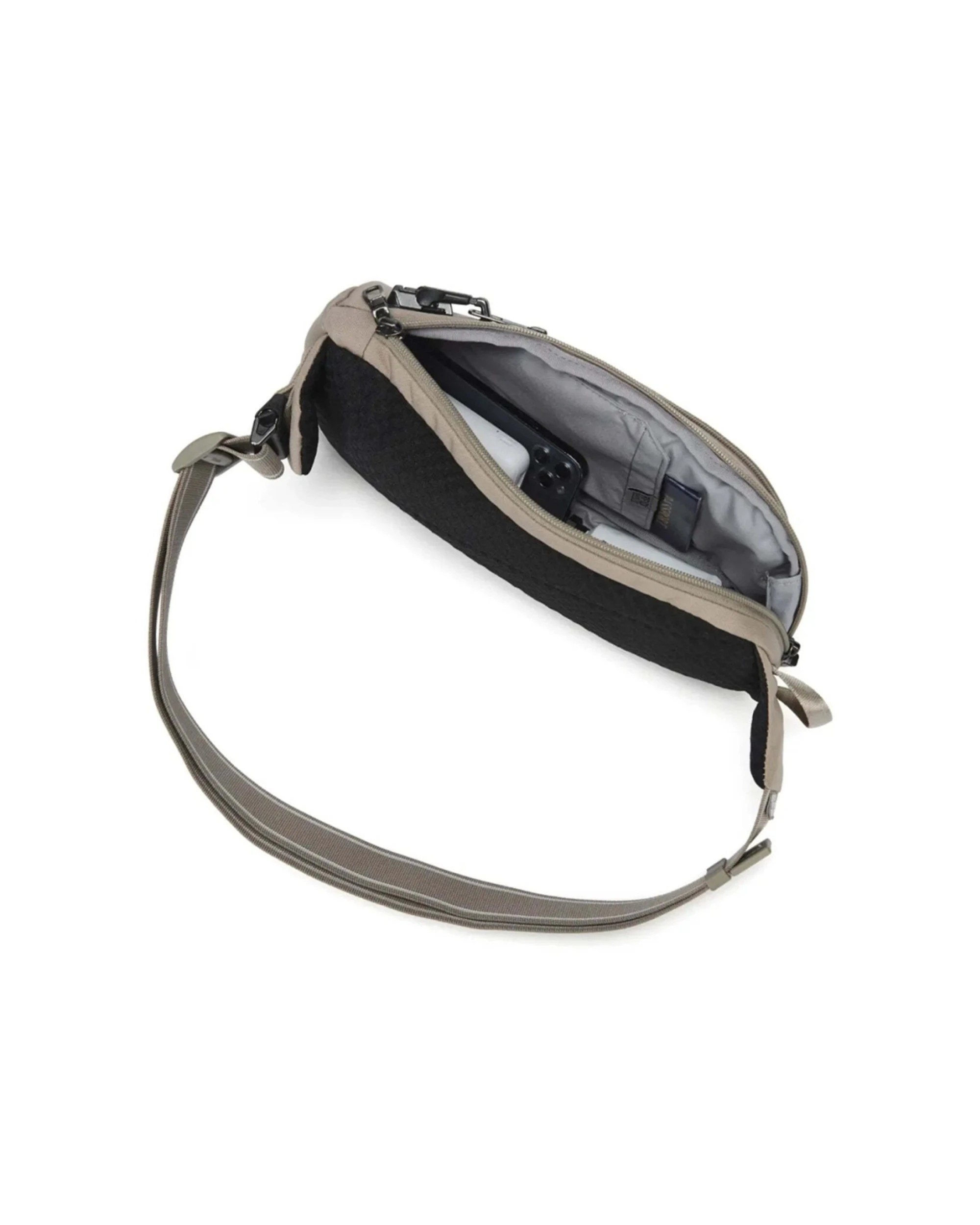 2 Pacsafe V Action Anti-Theft RFID Blocking Slashguard Sling Pack Compact - Beige, 2 of 7