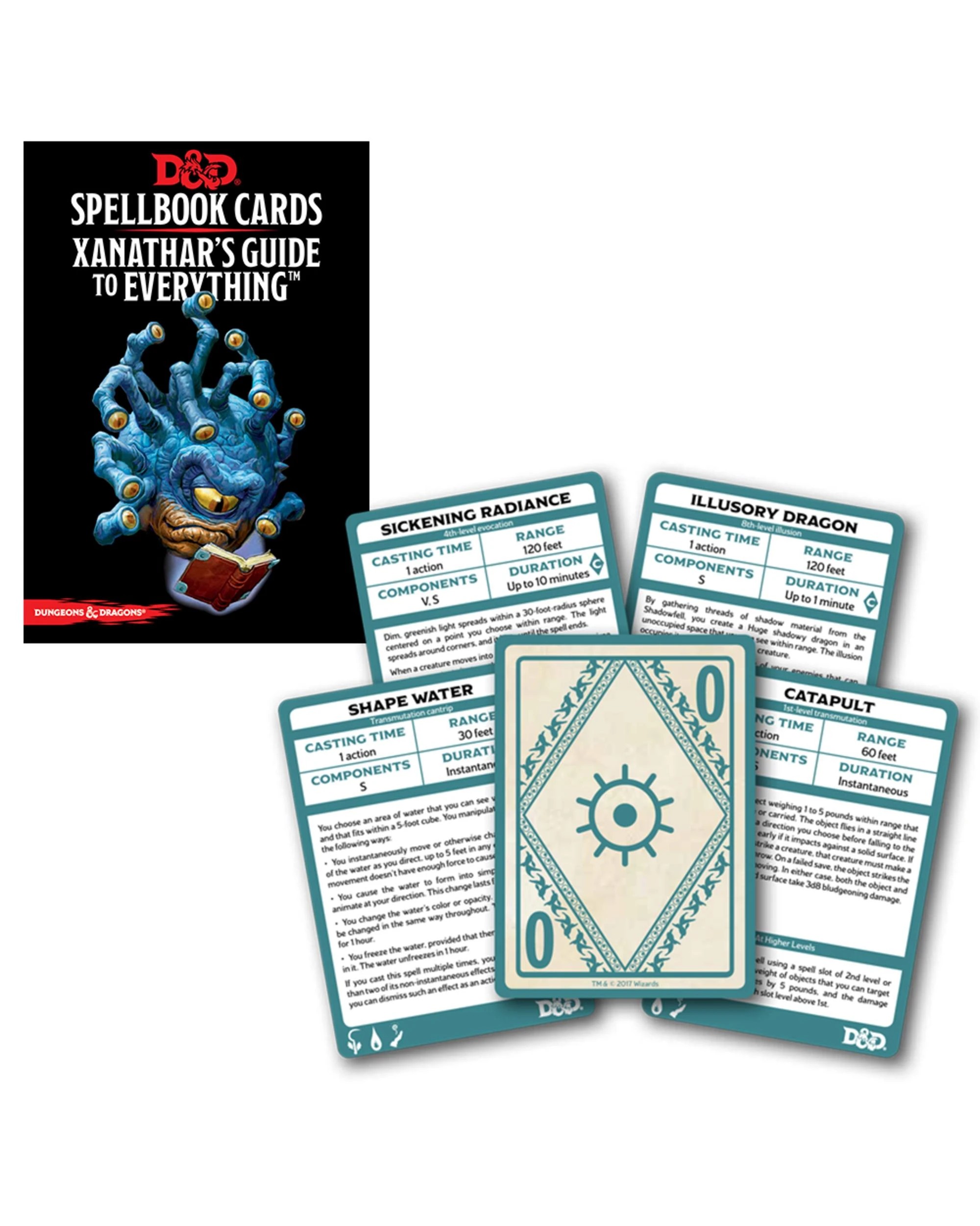 1 Dungeons and Dragons: Xanathar's Guide to Everything Spellbook Cards, 1 of 3