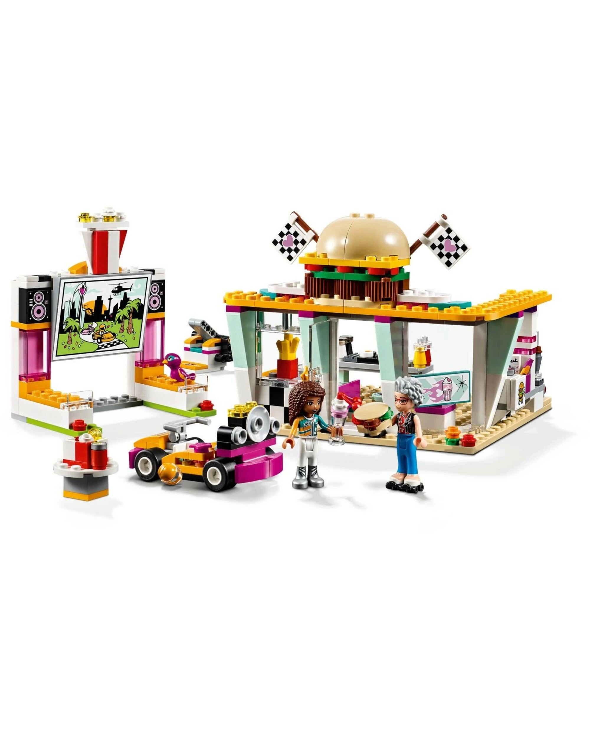 2 LEGO 41349 Drifting Diner Drive-In Playset, 2 of 4