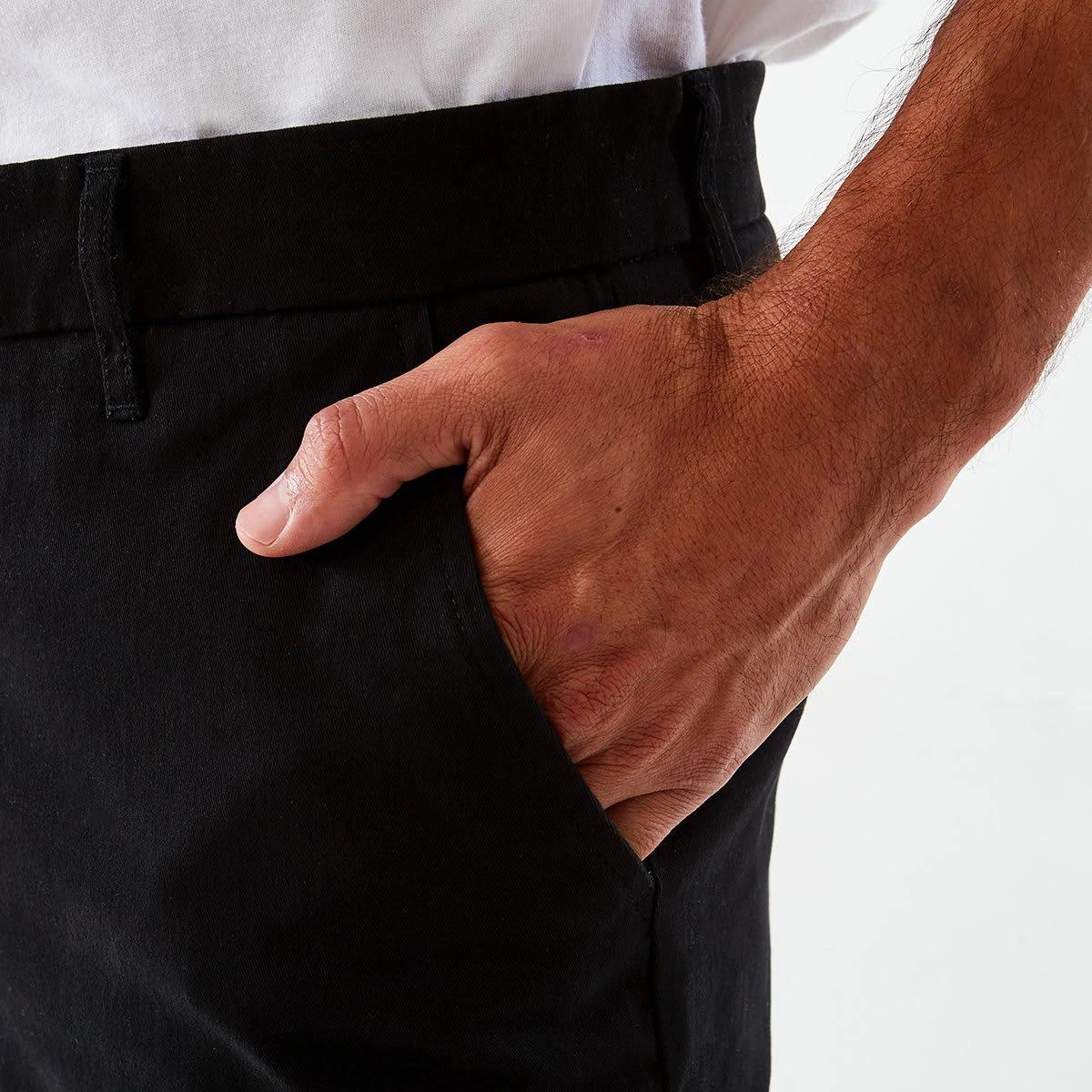 5 Slim Stretch Chino Pants BLACK, 5 of 5