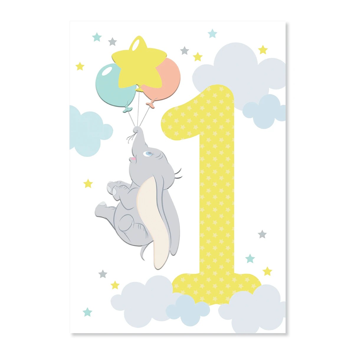 3 Connections from Hallmark 1st Birthday Card - Disney Dumbo, 3 of 3