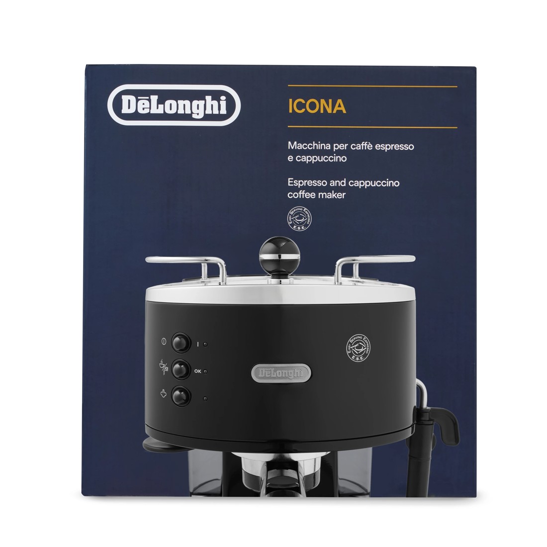 9 De'Longhi Icona Classic Pump Coffee Machine - Black, 9 of 9