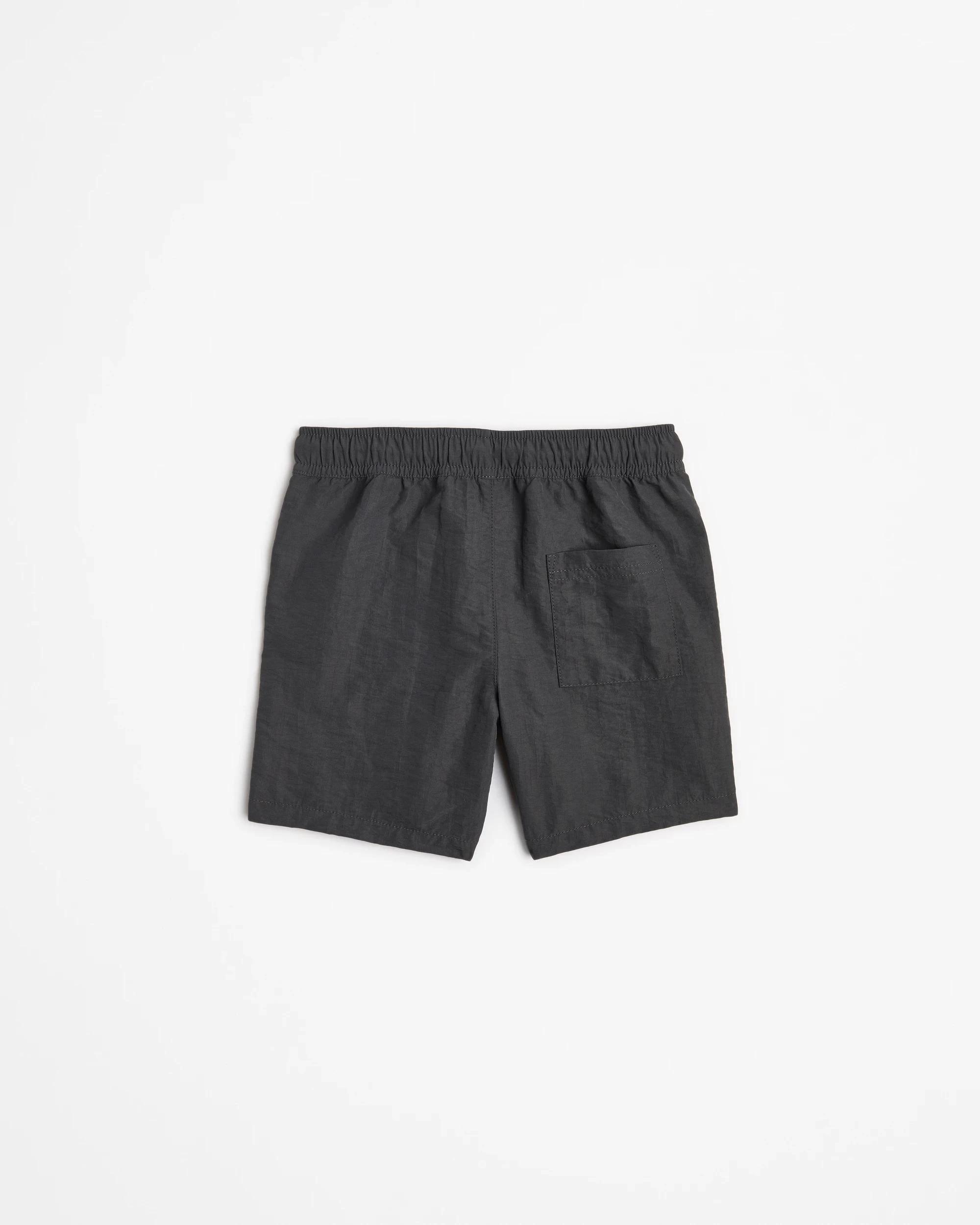 3 Target Nylon Volley Shorts CHARCOAL, 3 of 3