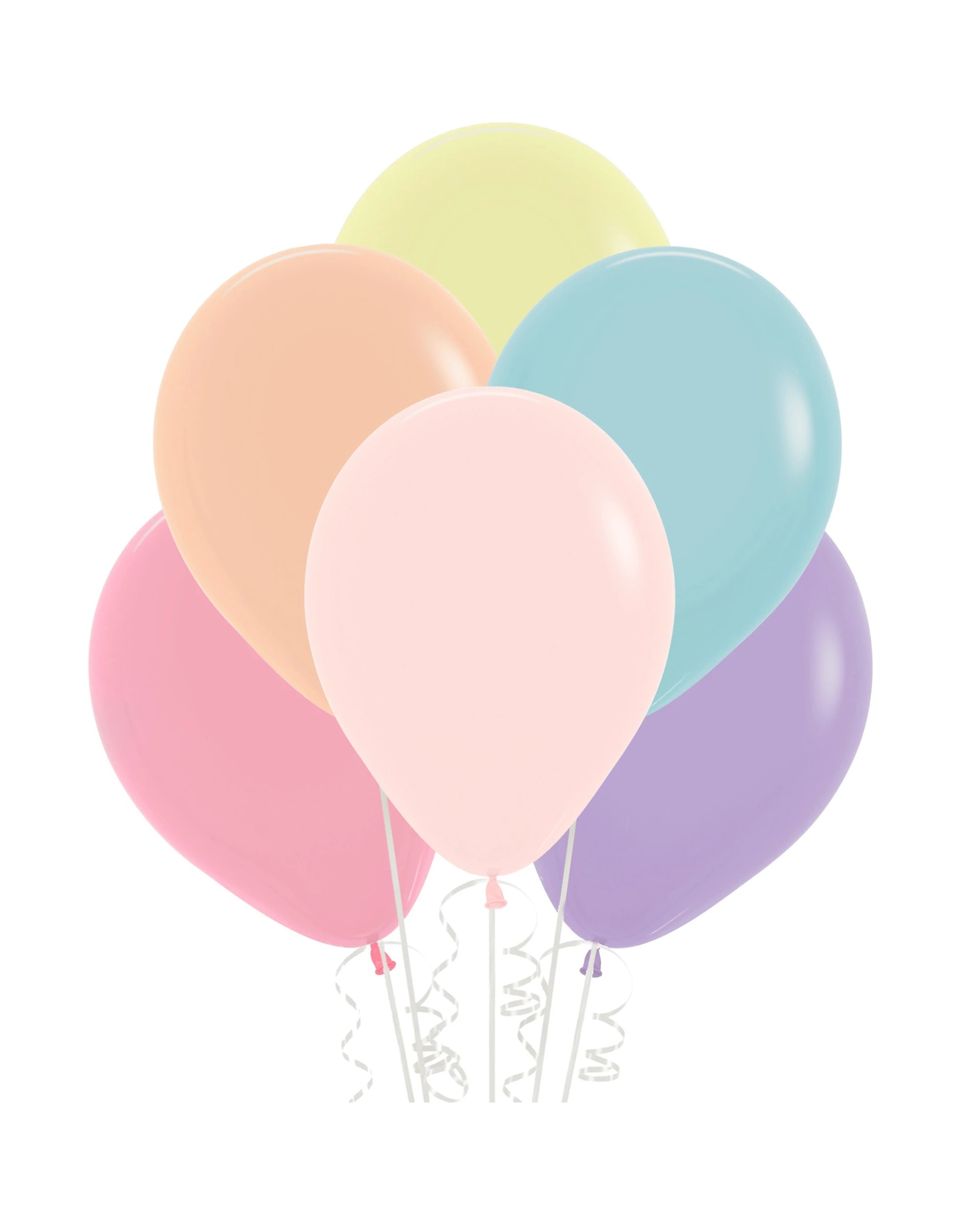1 Meteor Pastel Macaron Latex Balloons 30cm Pack of 100 - Multi, 1 of 4