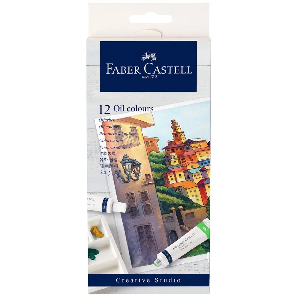1 Faber-Castell Creative Studio Oil Colours 9mL 12Pk, 1 of 4