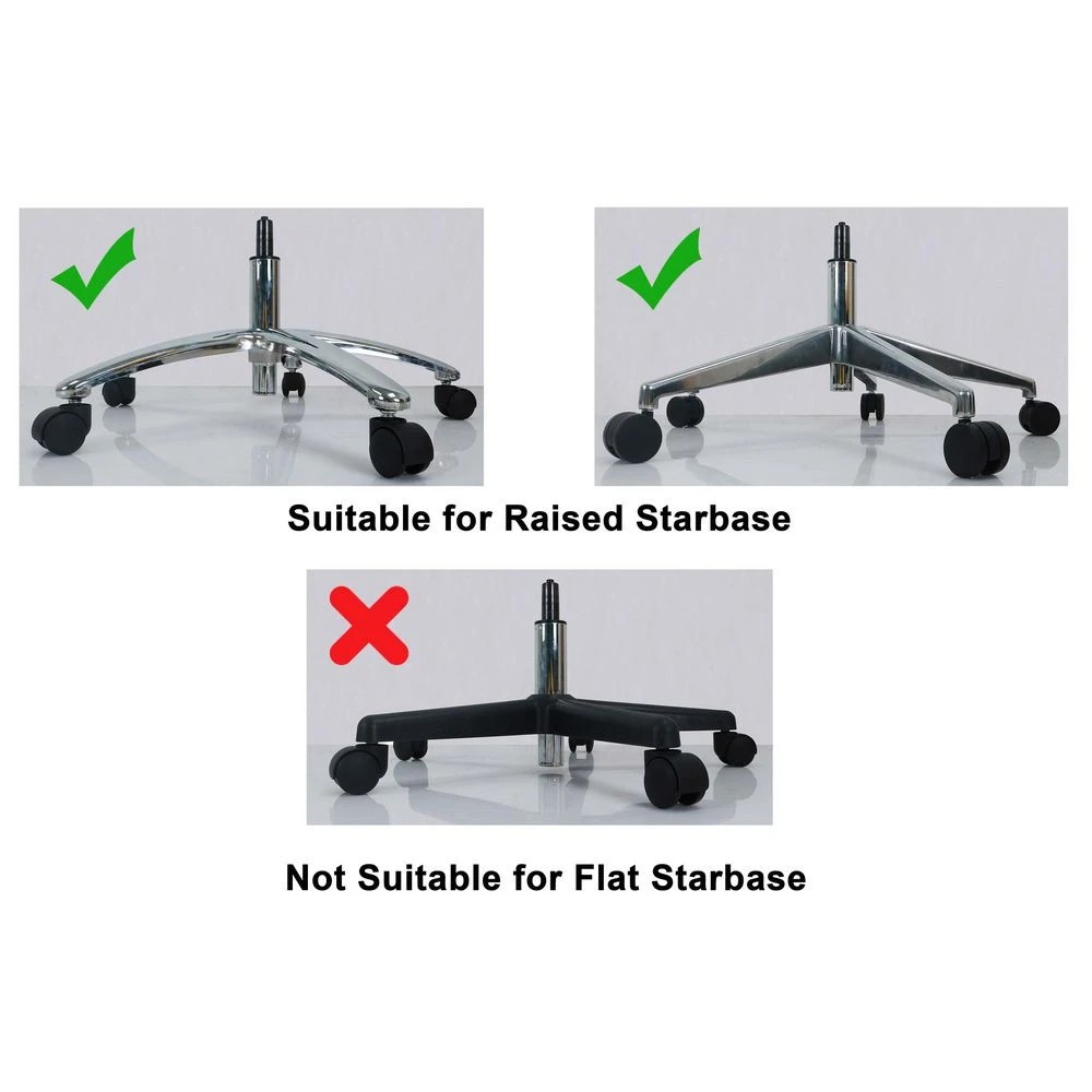 3 Chair Gas Lift for Raised Bases 160kg Chrome, 3 of 3