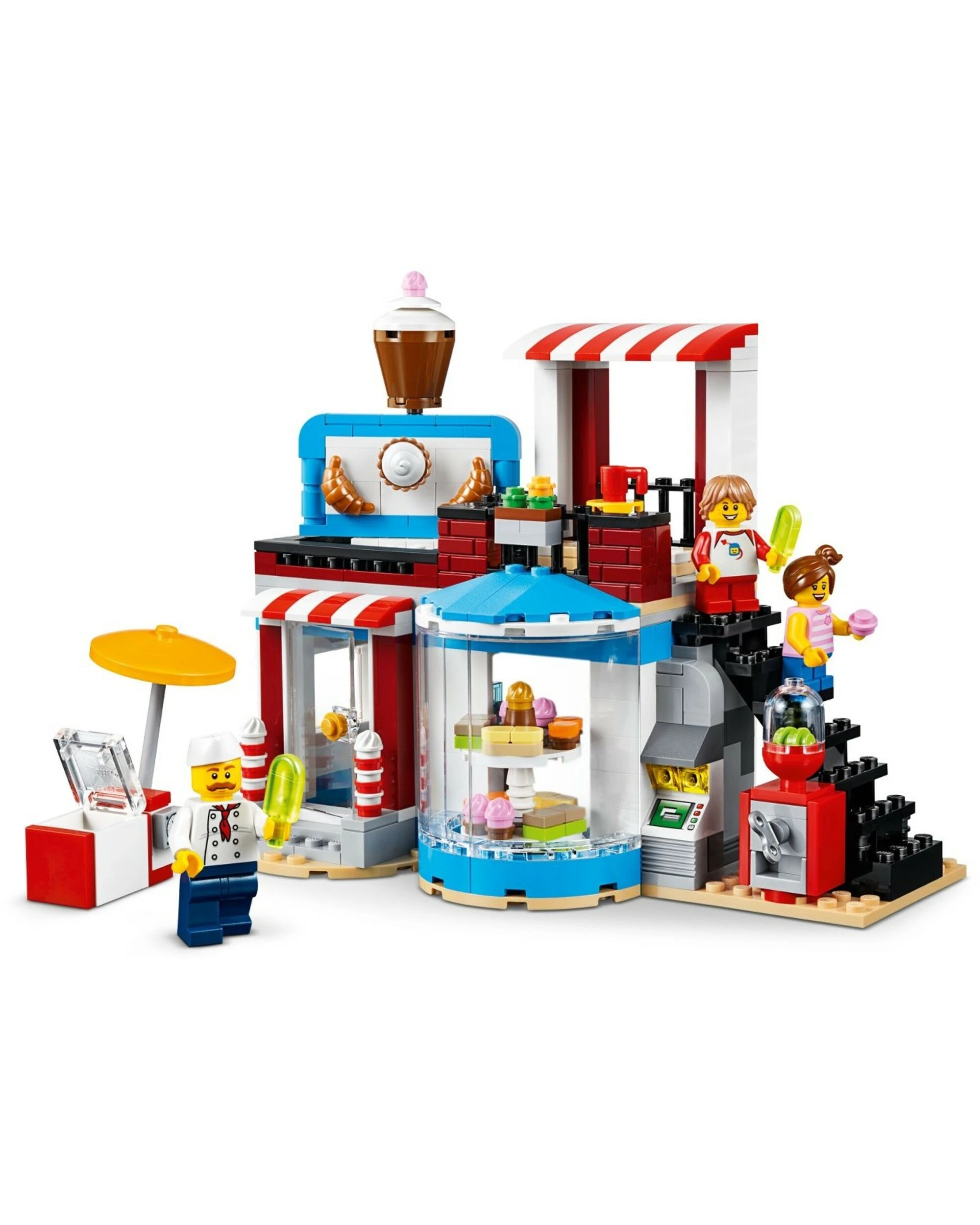 2 LEGO 31077 Modular Sweet Surprises: Cake Shop, Pool House & Cafe 3in1, 2 of 4