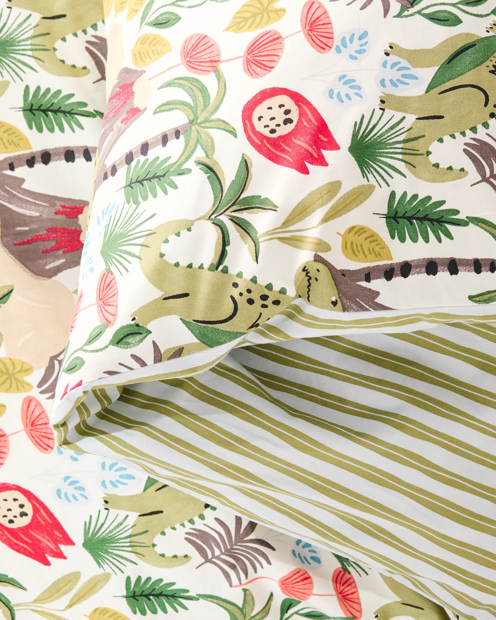 7 Target Dinosaur Australian Cotton Quilt Cover Set - Double Bed - Green, 7 of 10