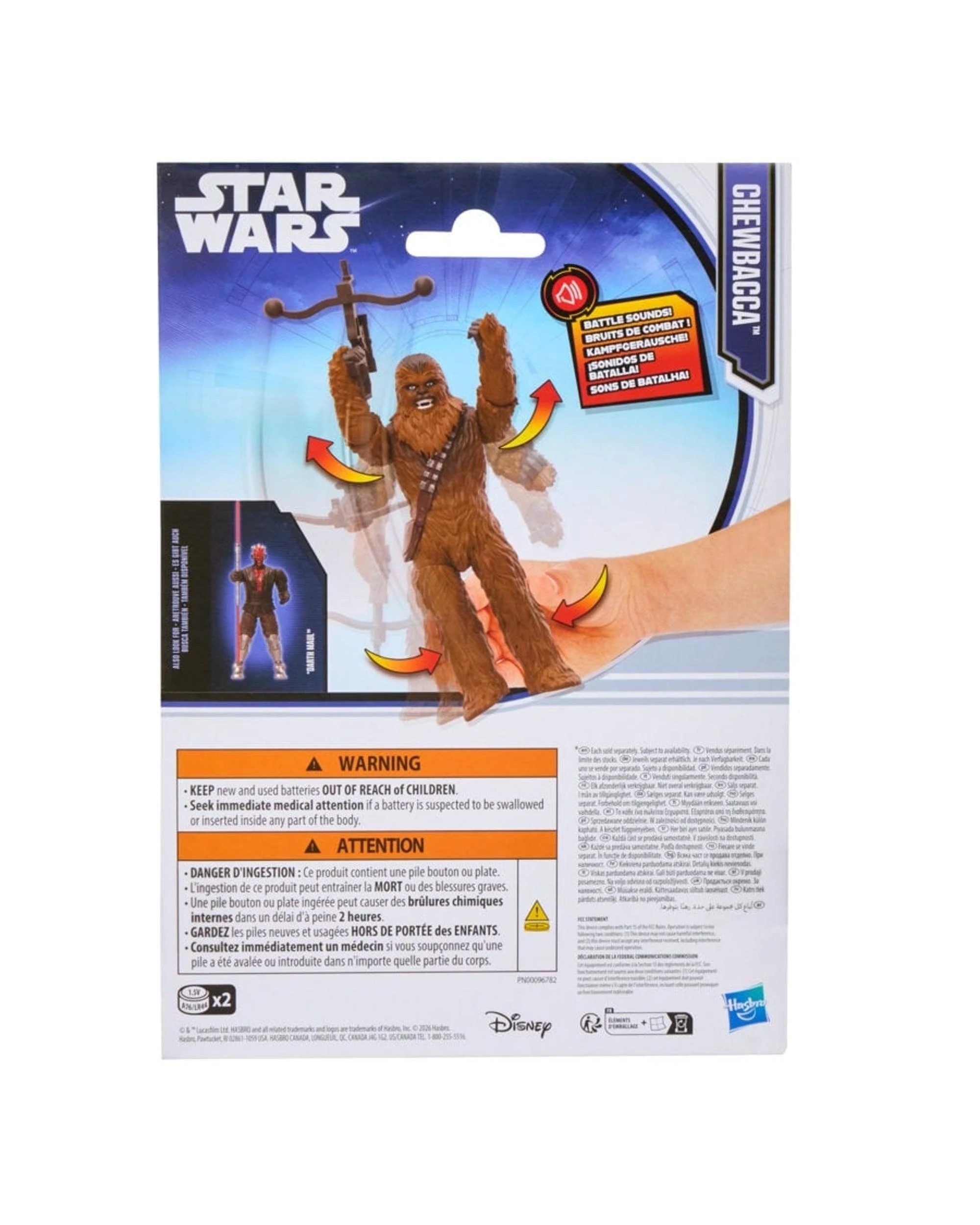 6 Star Wars Actionverse Deluxe Chewbacca Action Figure, 6 of 9