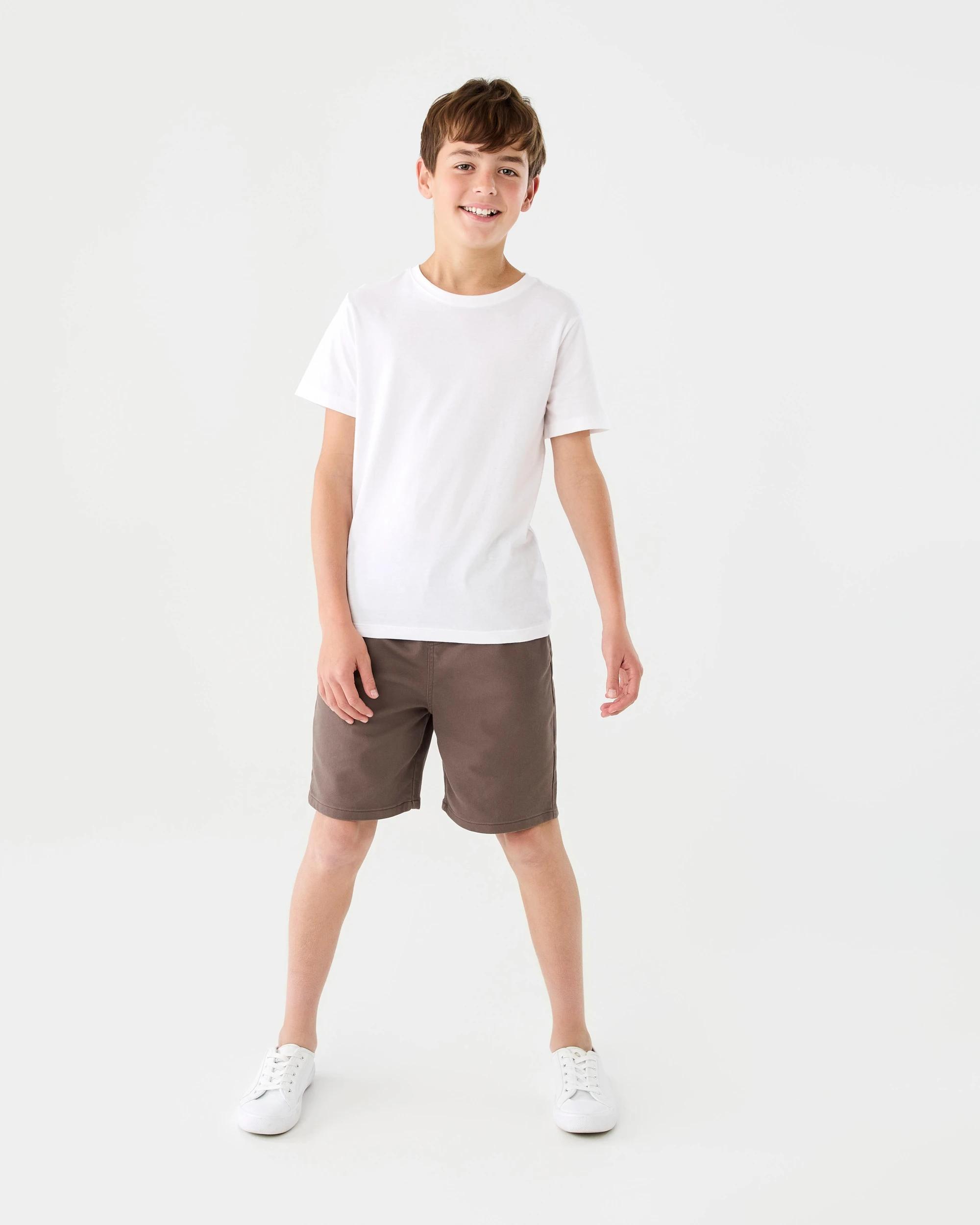 6 Pull‑on Comfort Shorts Brn Coffee, 6 of 7
