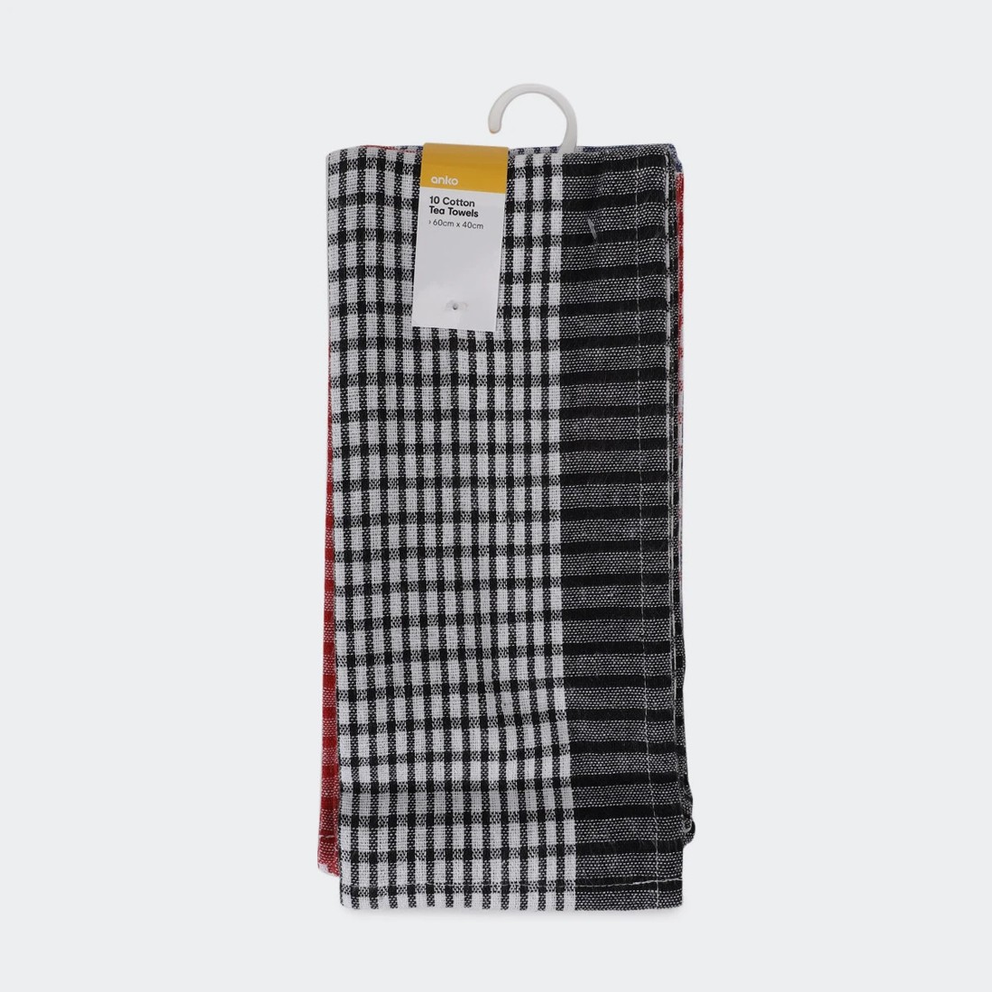 6 10 Pack Cotton Tea Towels, 6 of 6