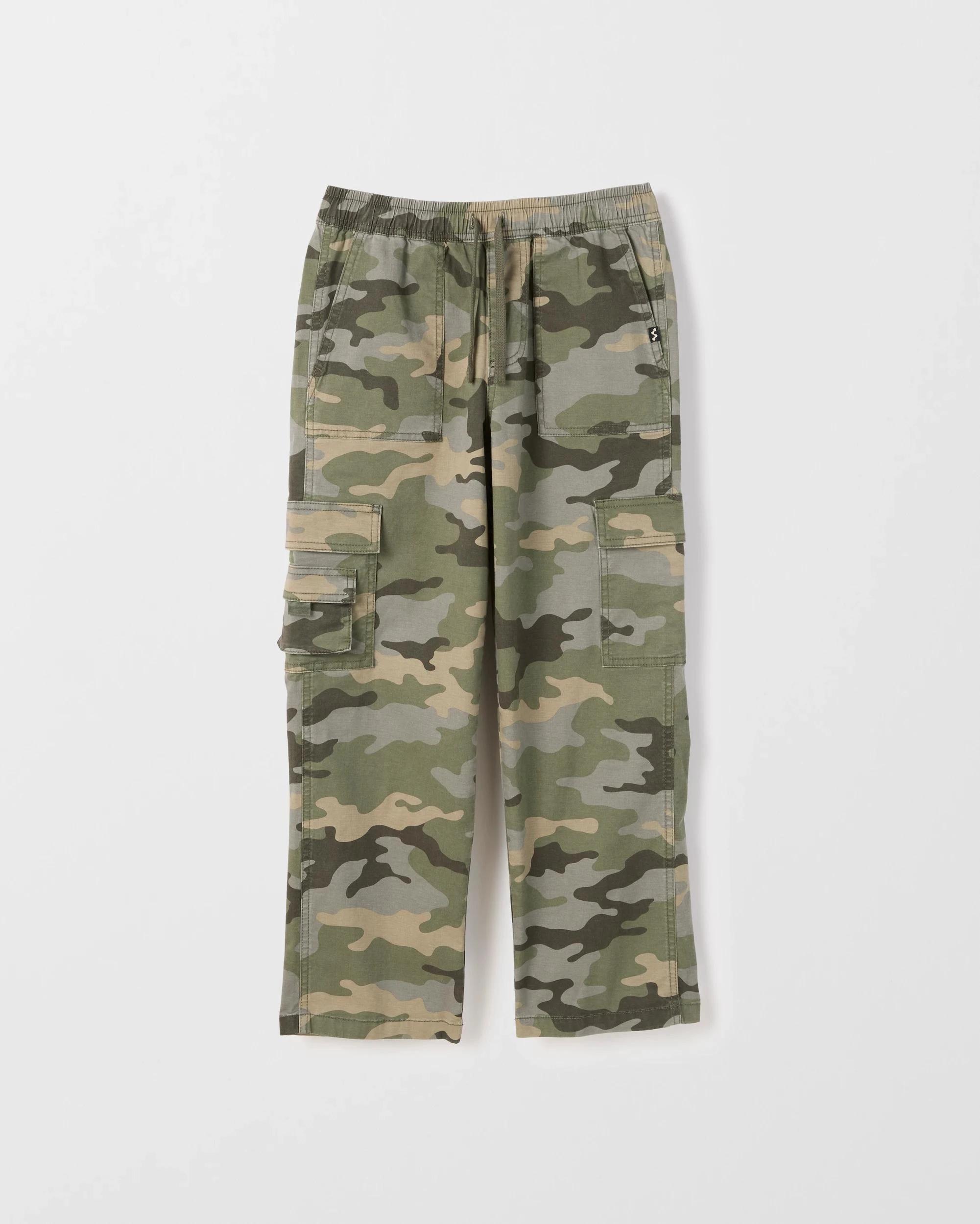 6 Target Kids Loose Fit Cargo Pants TAN, 6 of 7