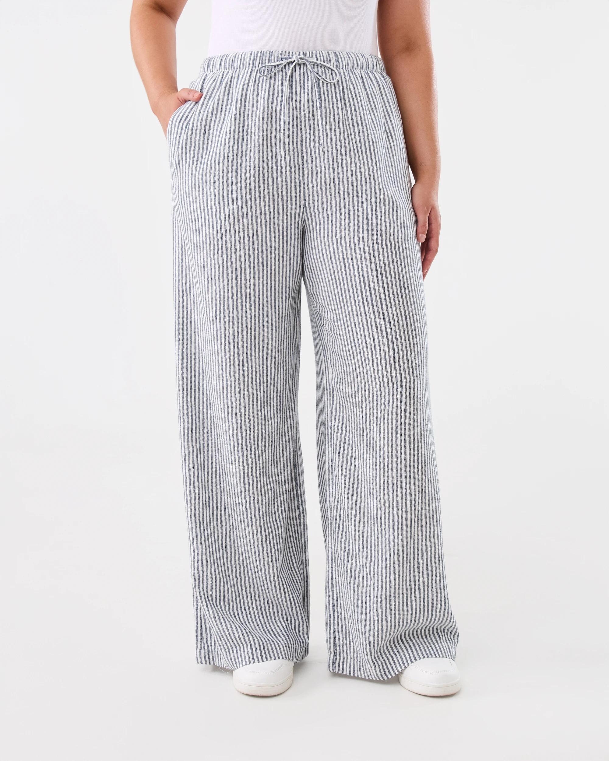 1 Wide Full Length Pants Dnm Stripe, 1 of 5