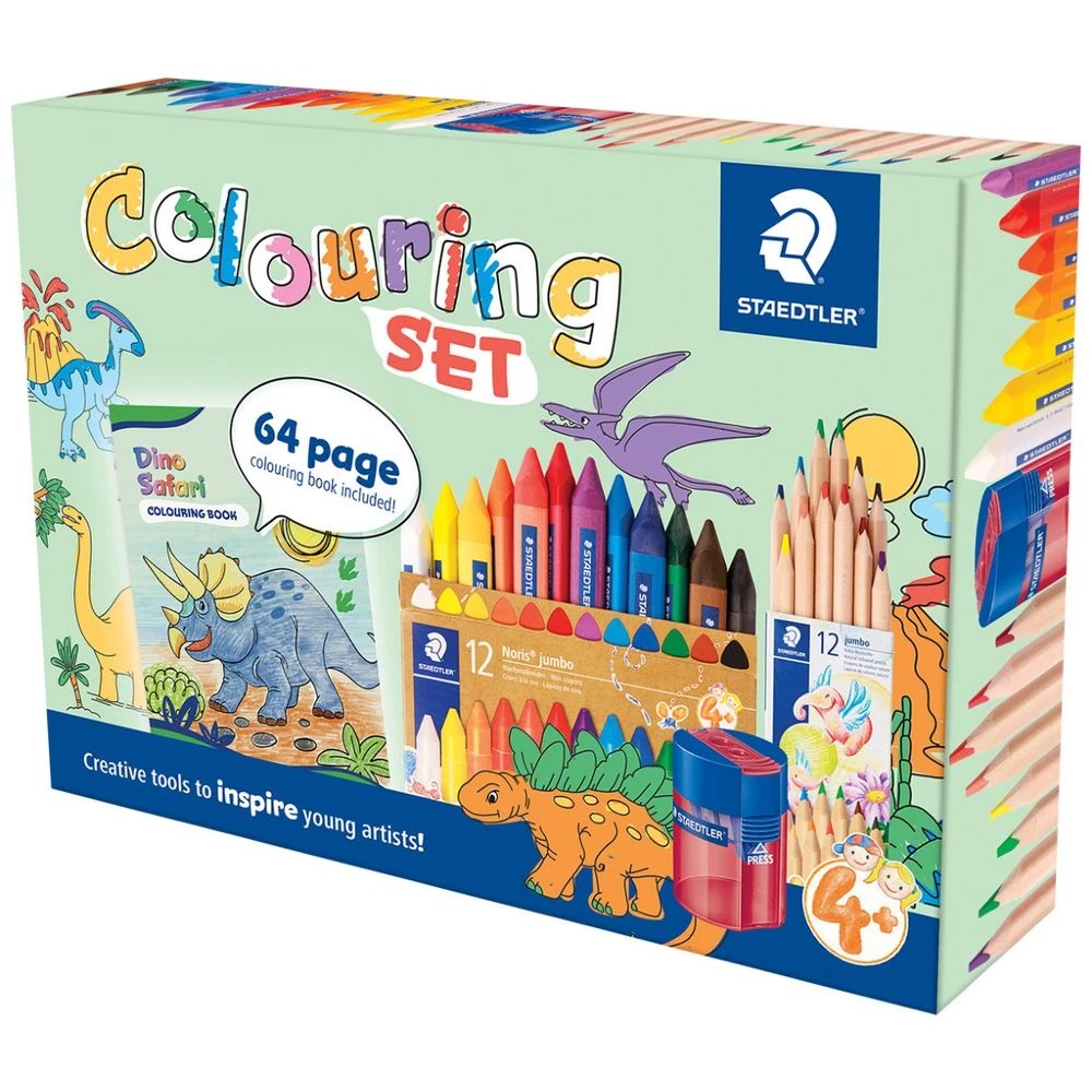 1 Staedtler Large Colouring Set Dino Safari, 1 of 5