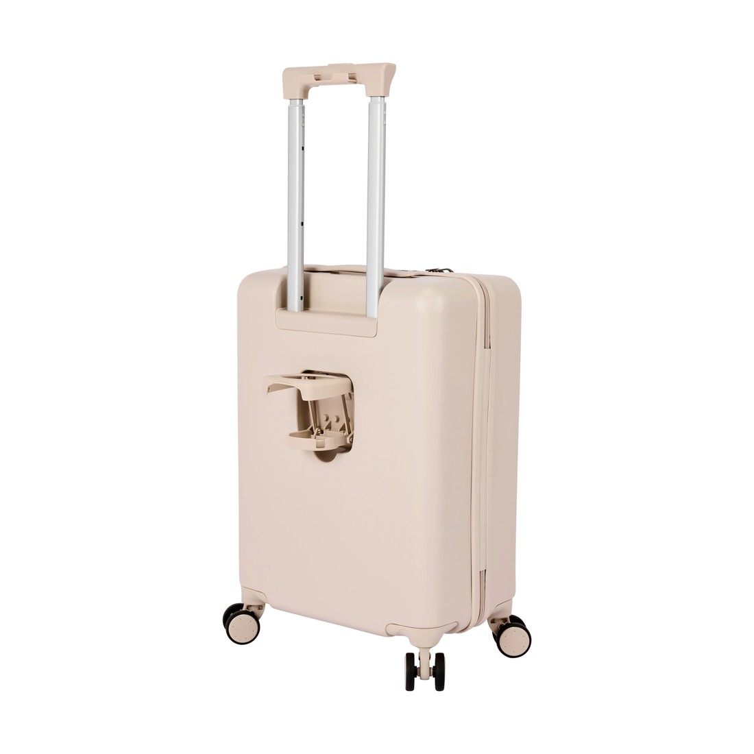 2 49cm Open Front Hard Case with Cup Holder - Beige, 2 of 9