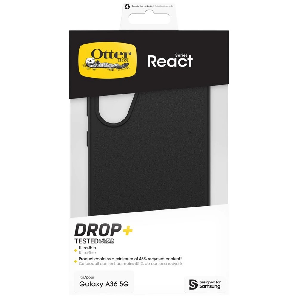 5 OtterBox React Case Samsung Galaxy A36 Black, 5 of 5
