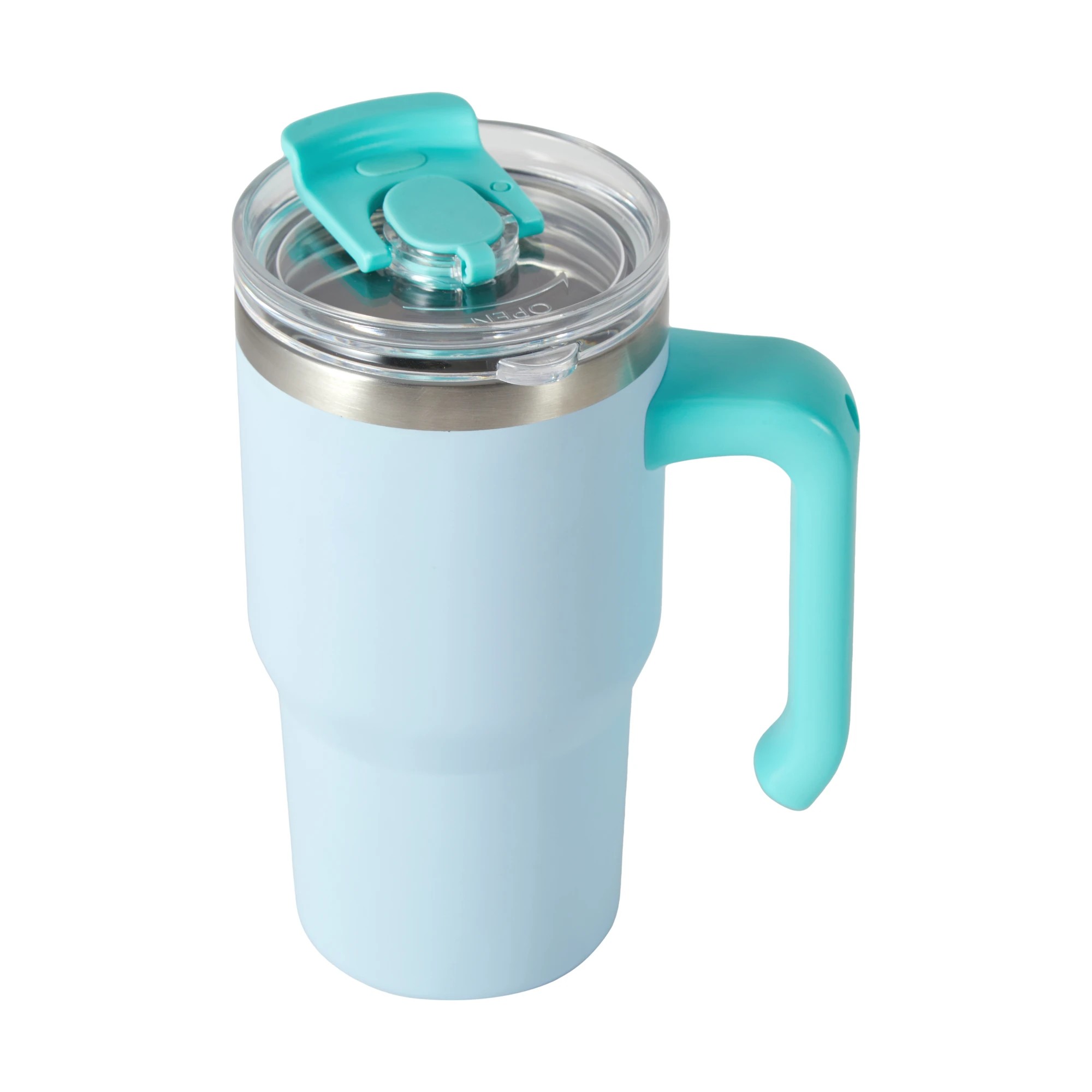 2 600ml Blue Tumbler with Handle, 2 of 8