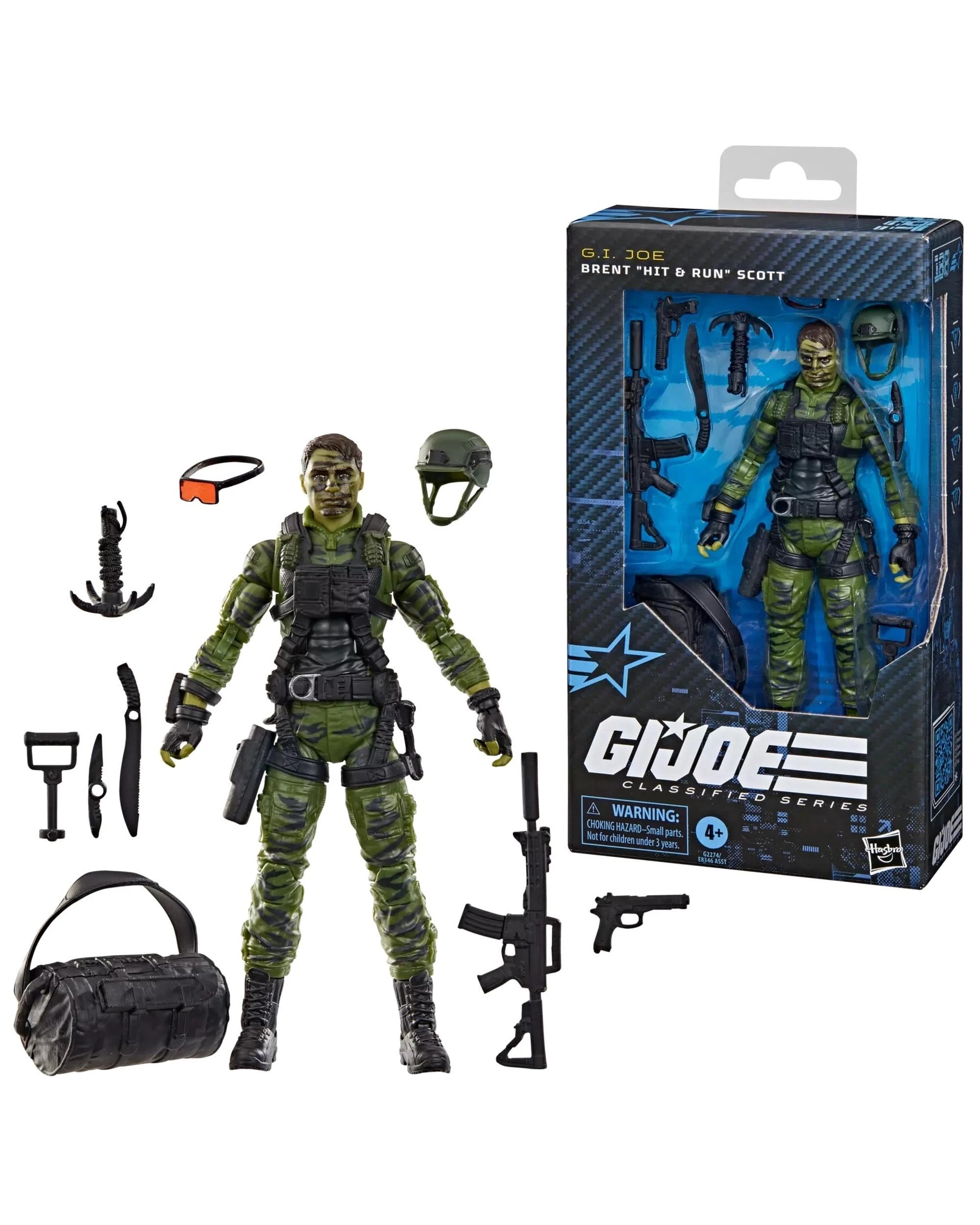 1 G.I. Joe Classified Series: #188 Brent "Hit and Run" Scott Action Figure, 1 of 10