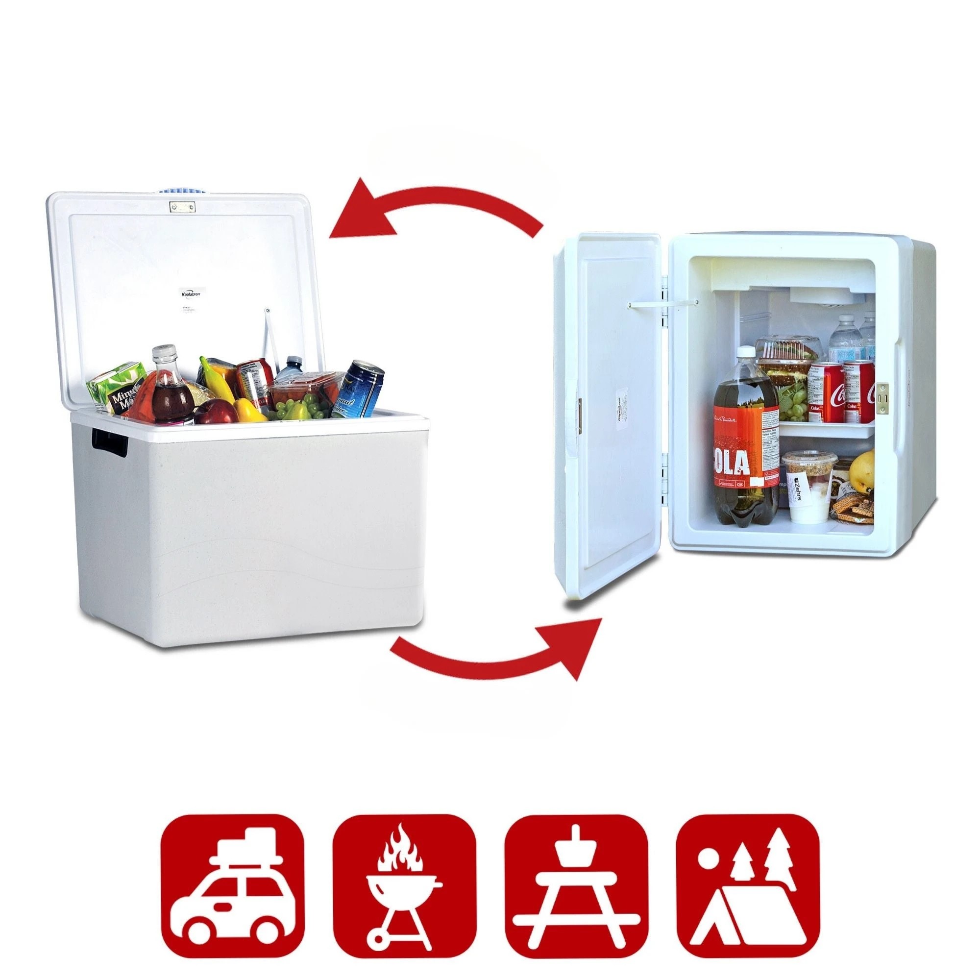 4 Koolatron 34L Portable 12V Cooler Warmer - Grey, 4 of 7