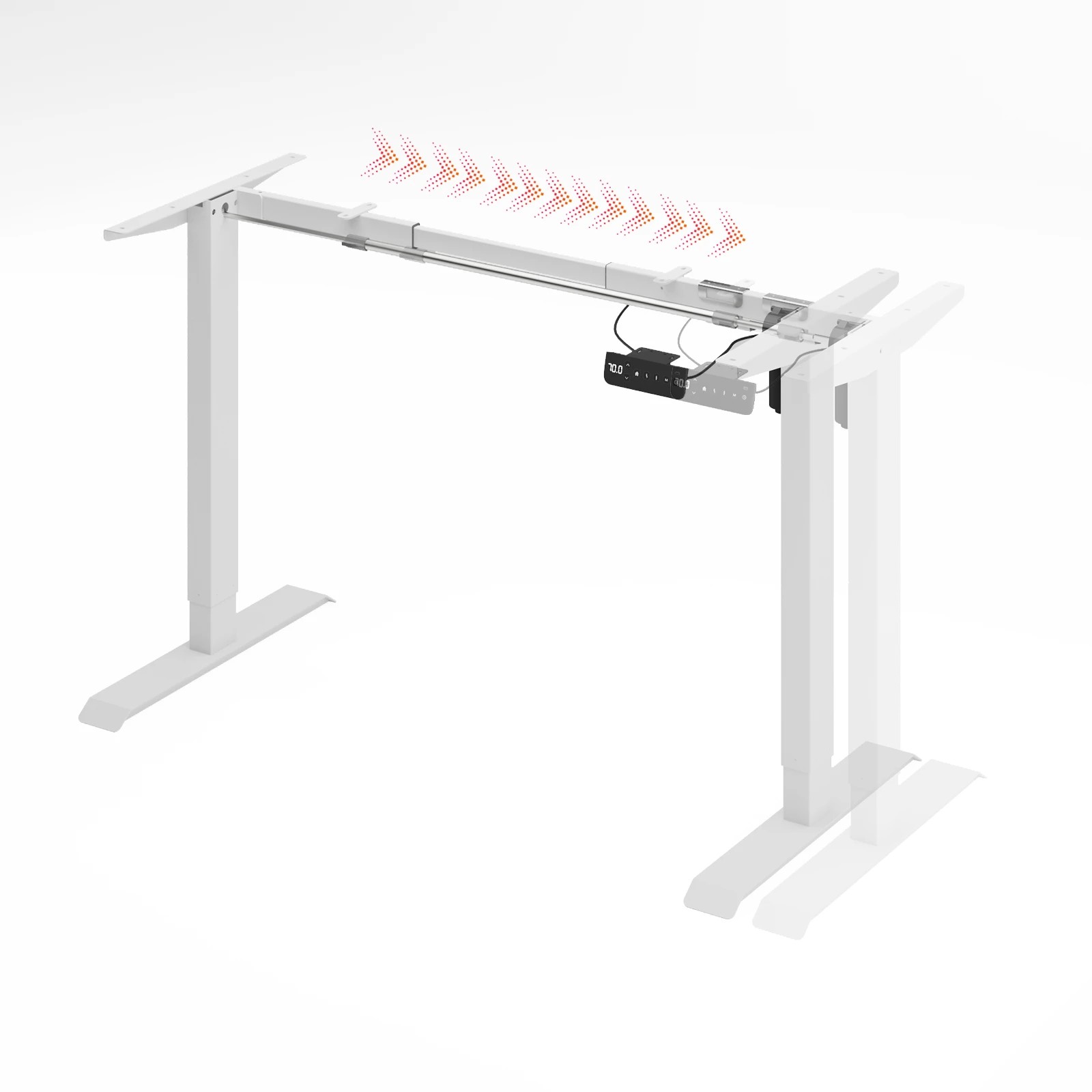 5 Advwin Standing Desk Height Adjustable Electric Sit Stand Desks 120cm - Natural, 5 of 5