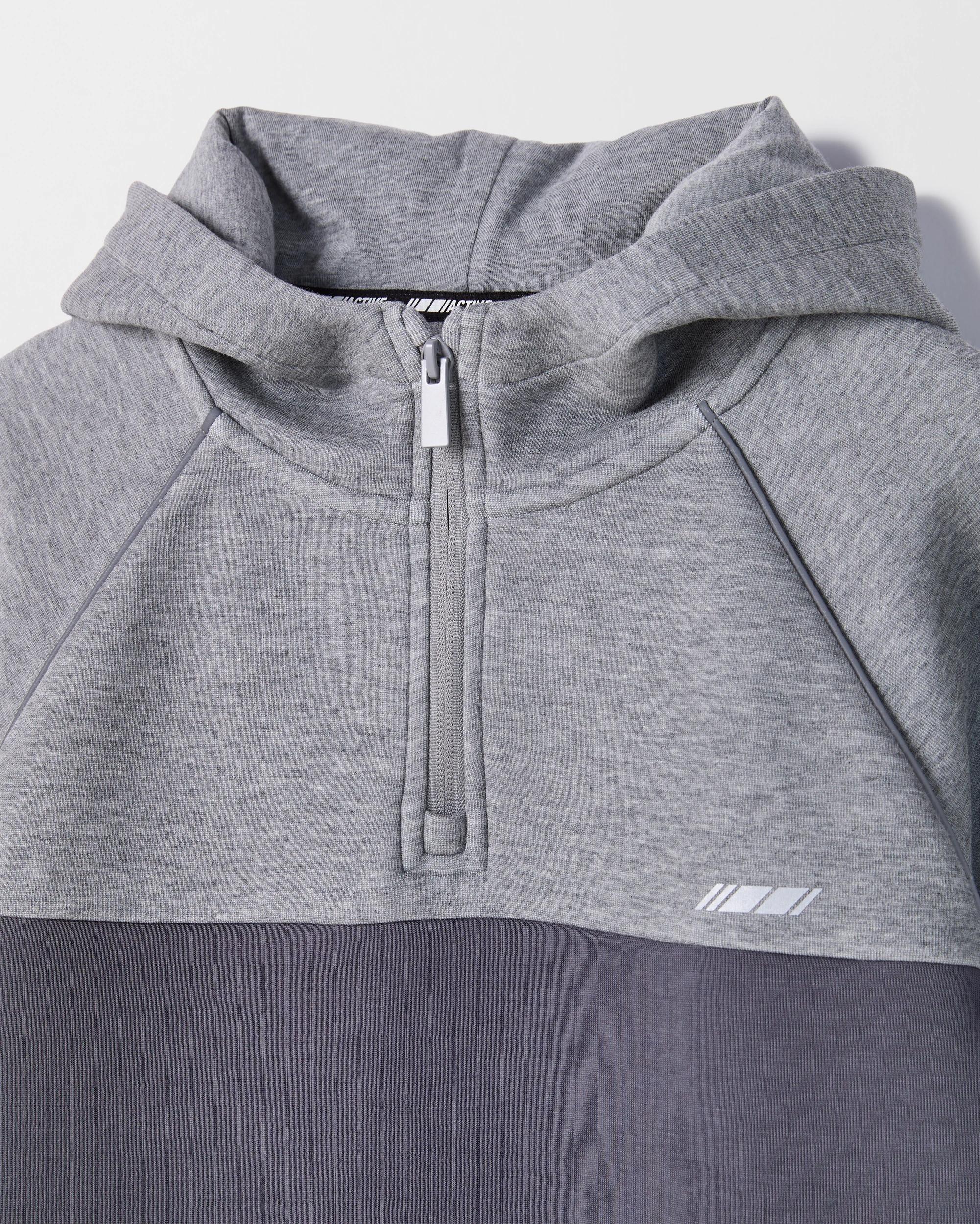 2 Target Kids Active Australian Cotton Blend Popover Hooded Jumper DARK GREY MARLE, 2 of 2