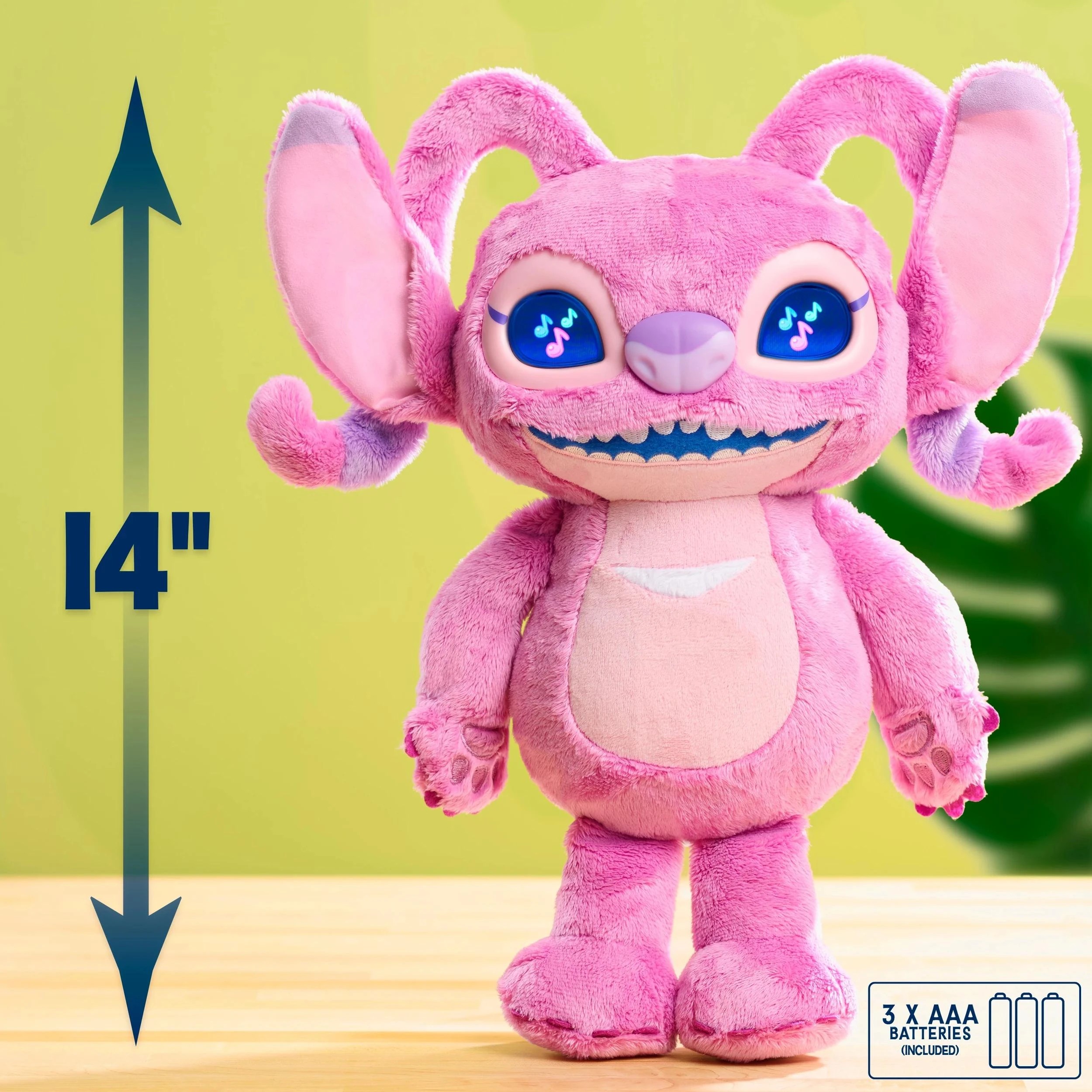 7 Disney Stitch Many Moods Angel Plush - Pink, 7 of 7