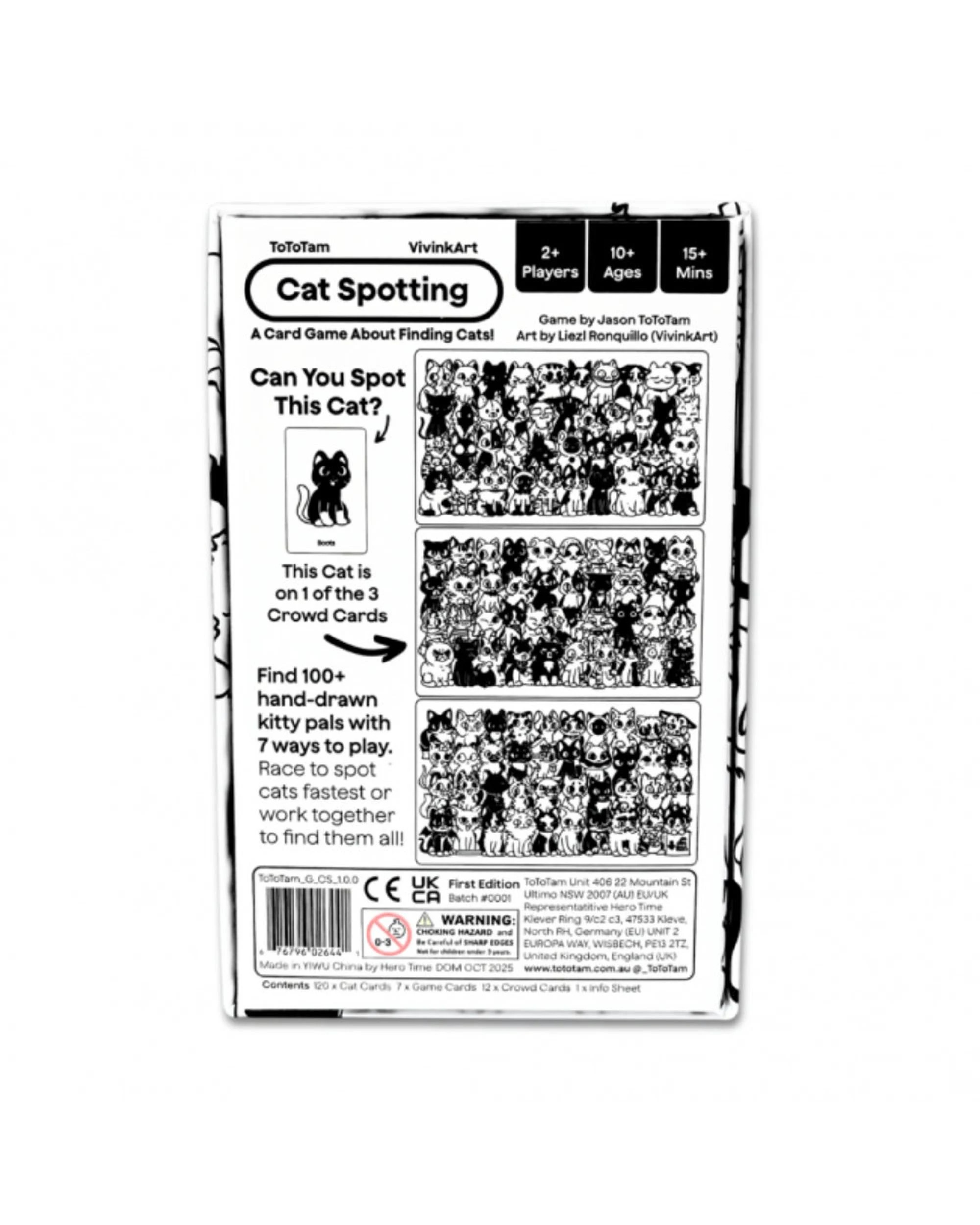 5 Cat Spotting Board Game, 5 of 5