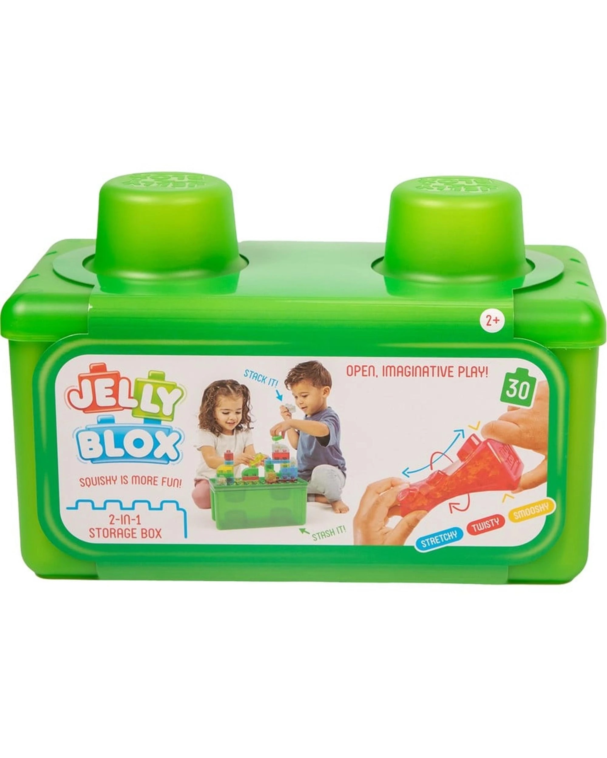 1 Jelly Blox Stash and Stack 2-in-1 Storage Box, 1 of 7