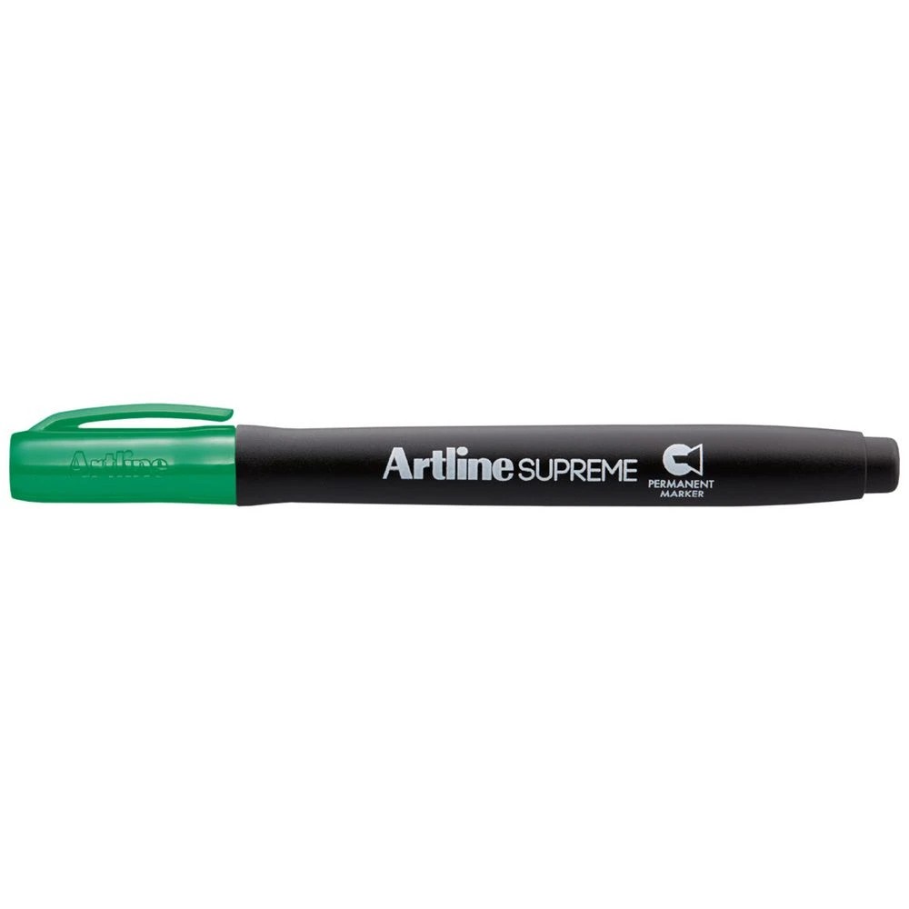 1 Artline Supreme Permanent Marker Chisel Green, 1 of 1