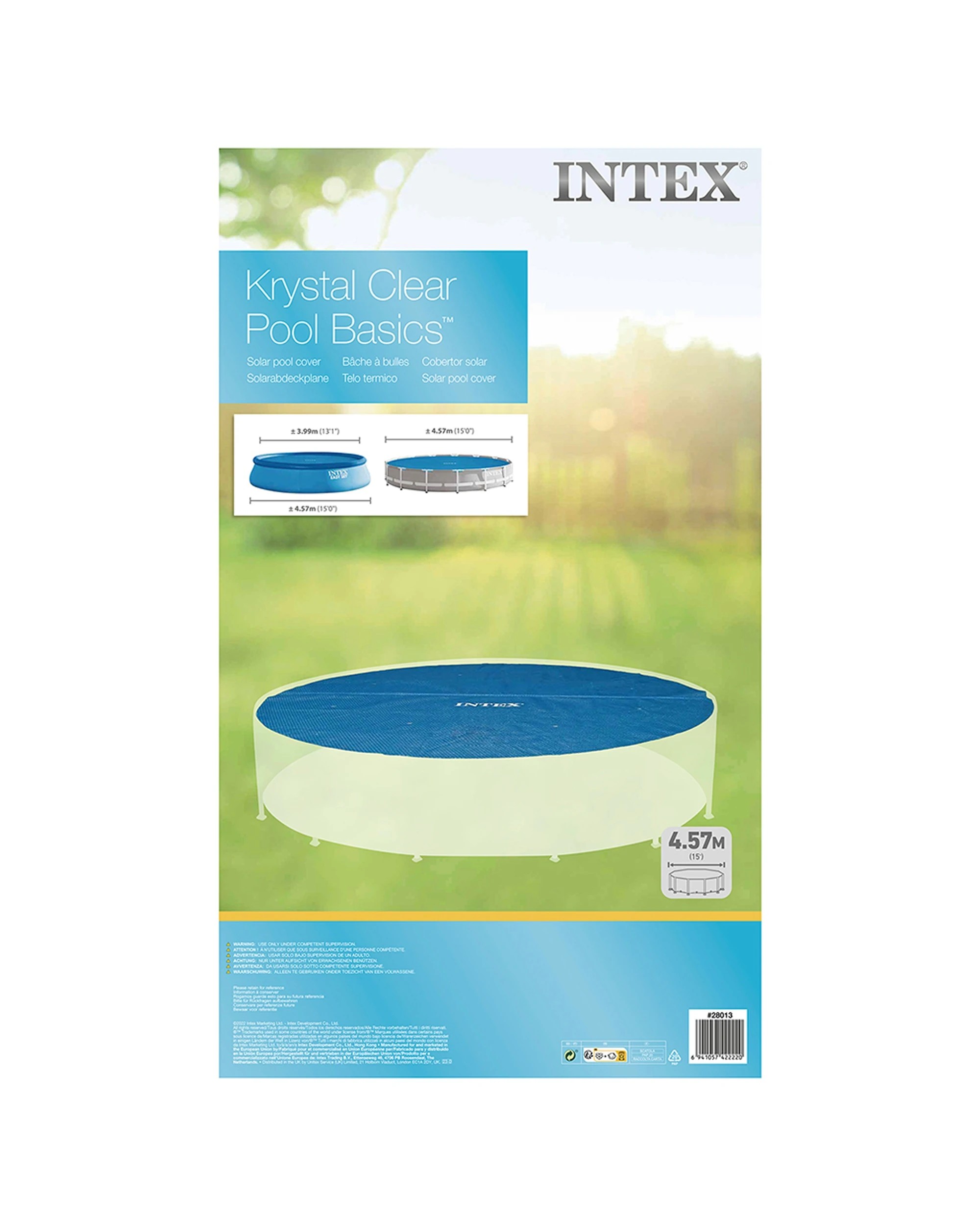 5 Intex Above Ground Solar Outdoor Pool Cover - Blue, 5 of 5