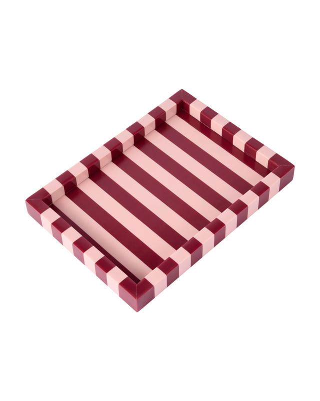 Pink and Berry Stripe Decor 