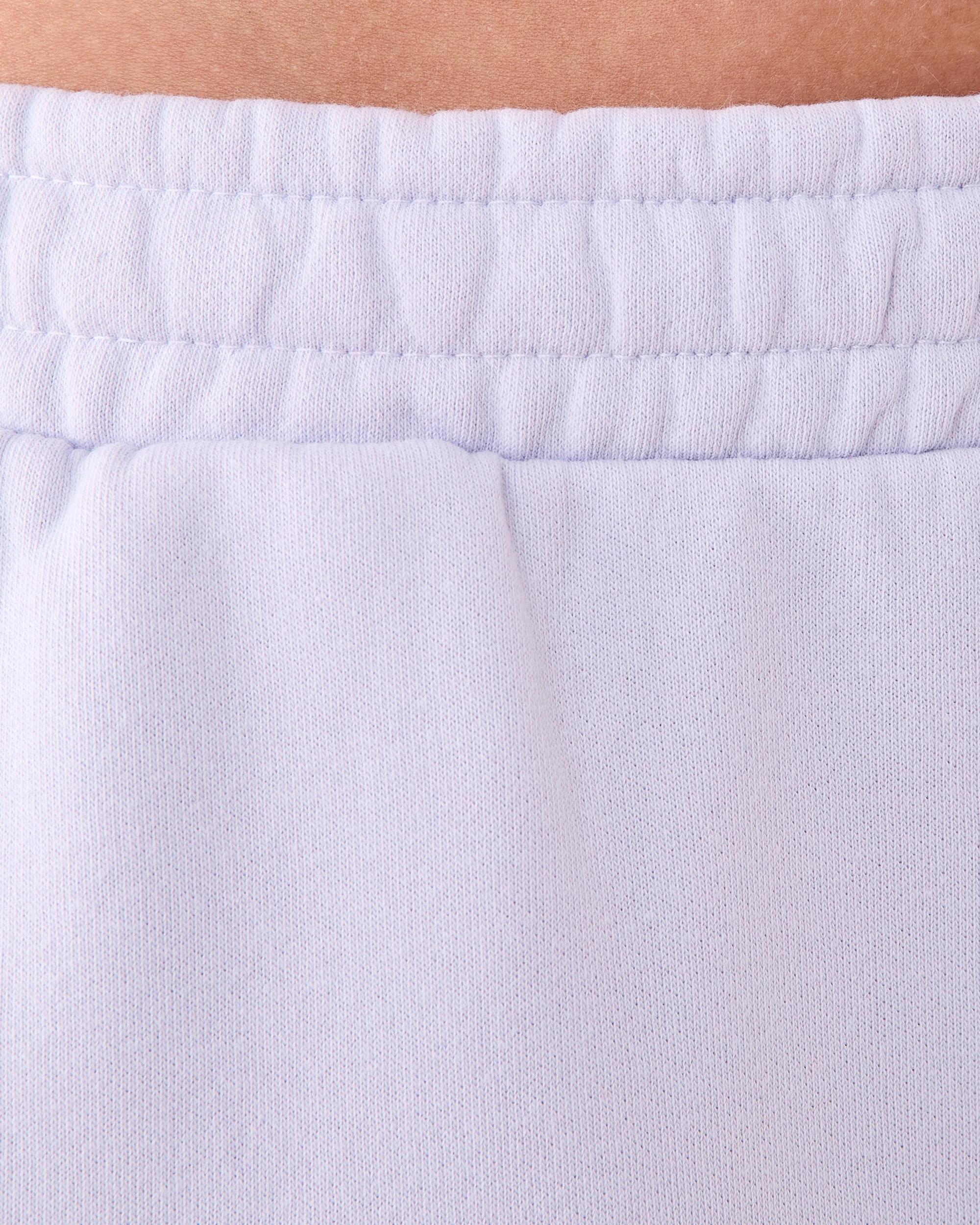 4 Active Womens Barrel Leg Fleece Trackpants Mist Lilac, 4 of 7