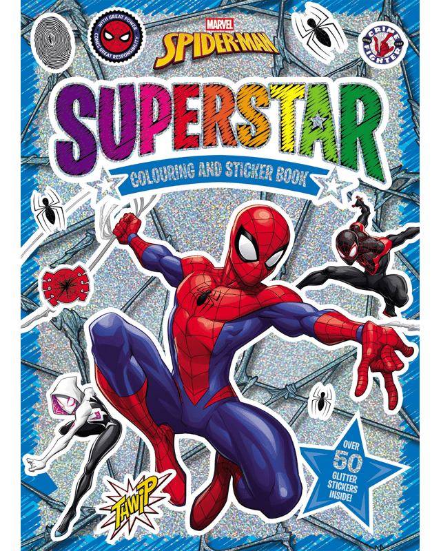 Marvel Spider-Man: Superstar Colouring and Sticker 