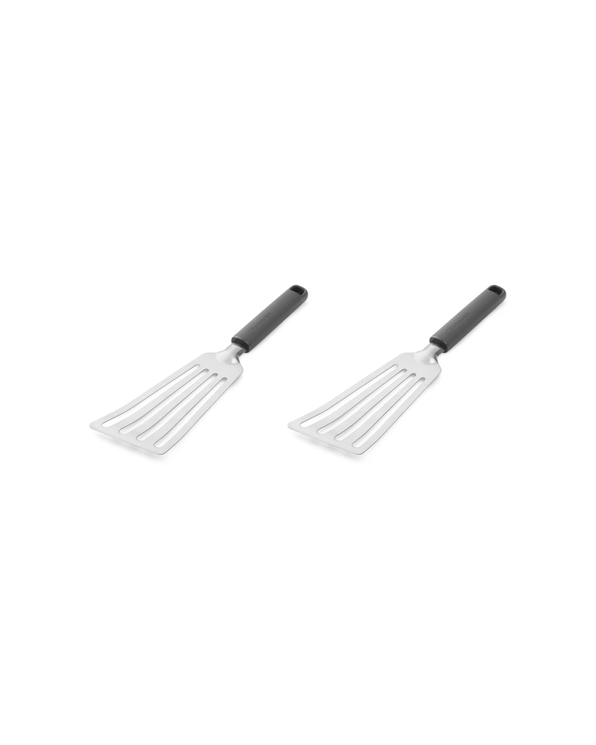 1 KitchenAid Classic Metal Flexible Turner 2PK Resistant Ergonomic Handle - Charcoal, 1 of 6