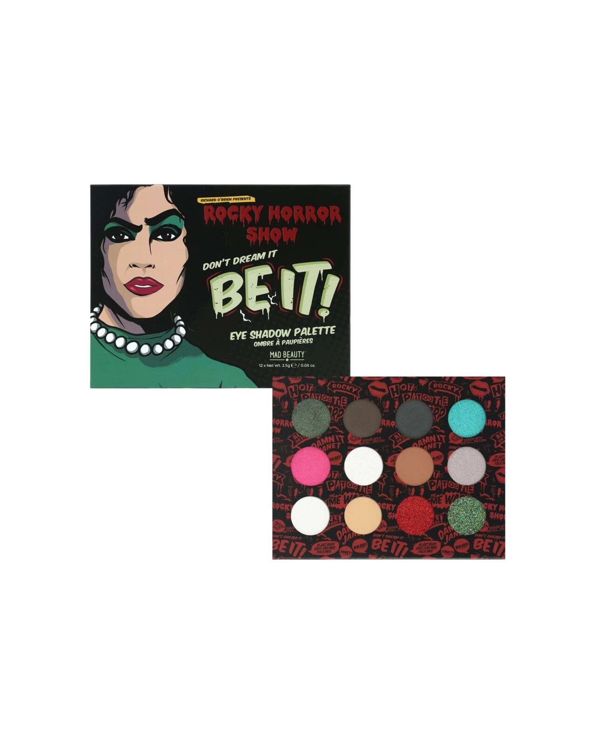 3 Rocky Horror Show 12pc Matte and Glitter Eyeshadow Makeup Palette 30g - Multi, 3 of 4