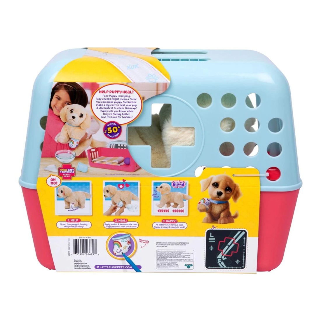 9 Little Live Pets Ouchies: Cooper The Retriever Puppy Toy, 9 of 9