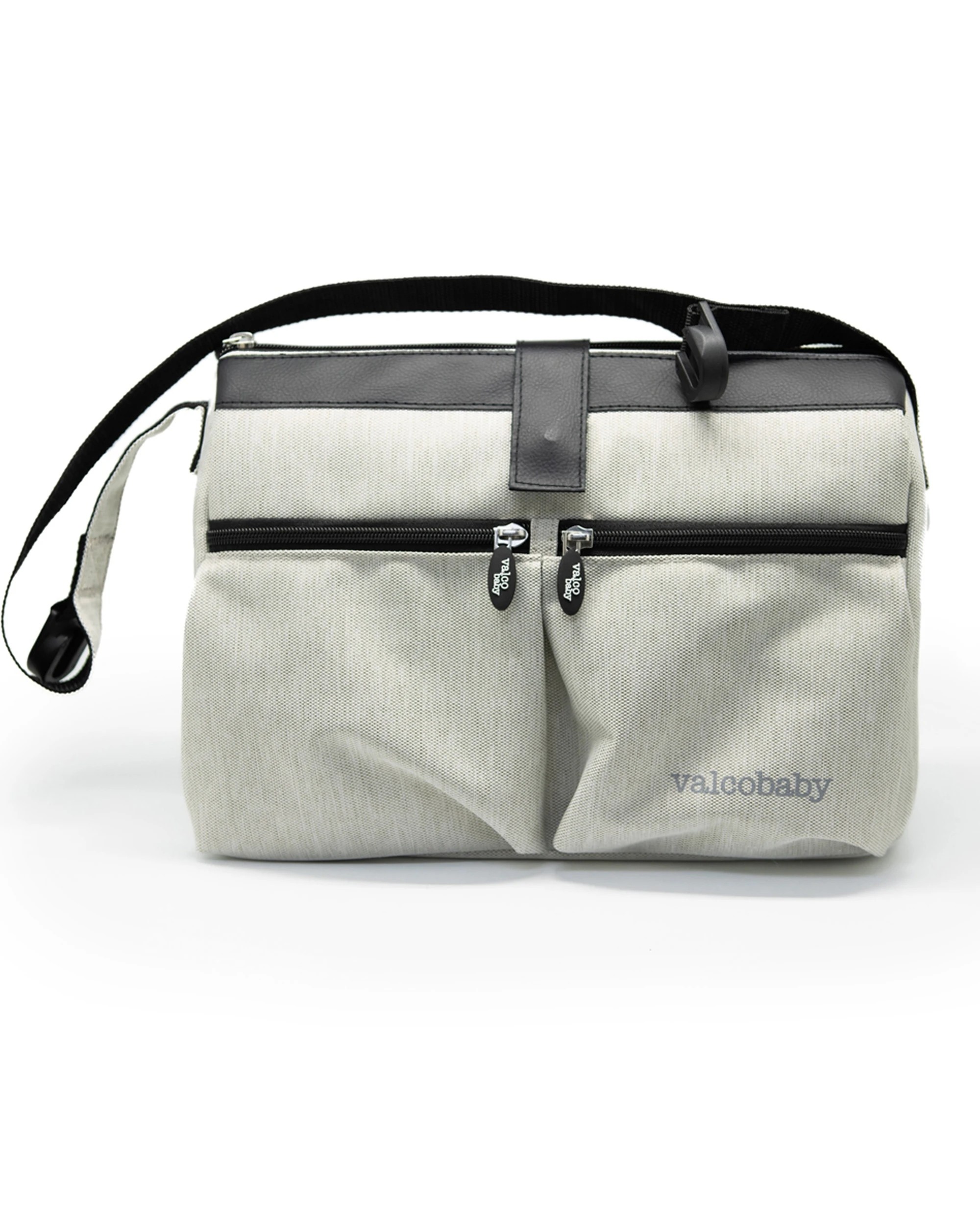 1 ValcoBaby Caddy Organiser Bag With Insulated Pockets For Ark Stroller Pram - Grey, 1 of 4