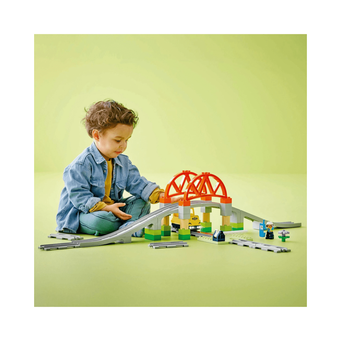 5 The LEGO Group LEGO DUPLO Town Train Bridge and Tracks Expansion Set - 10426, 5 of 10