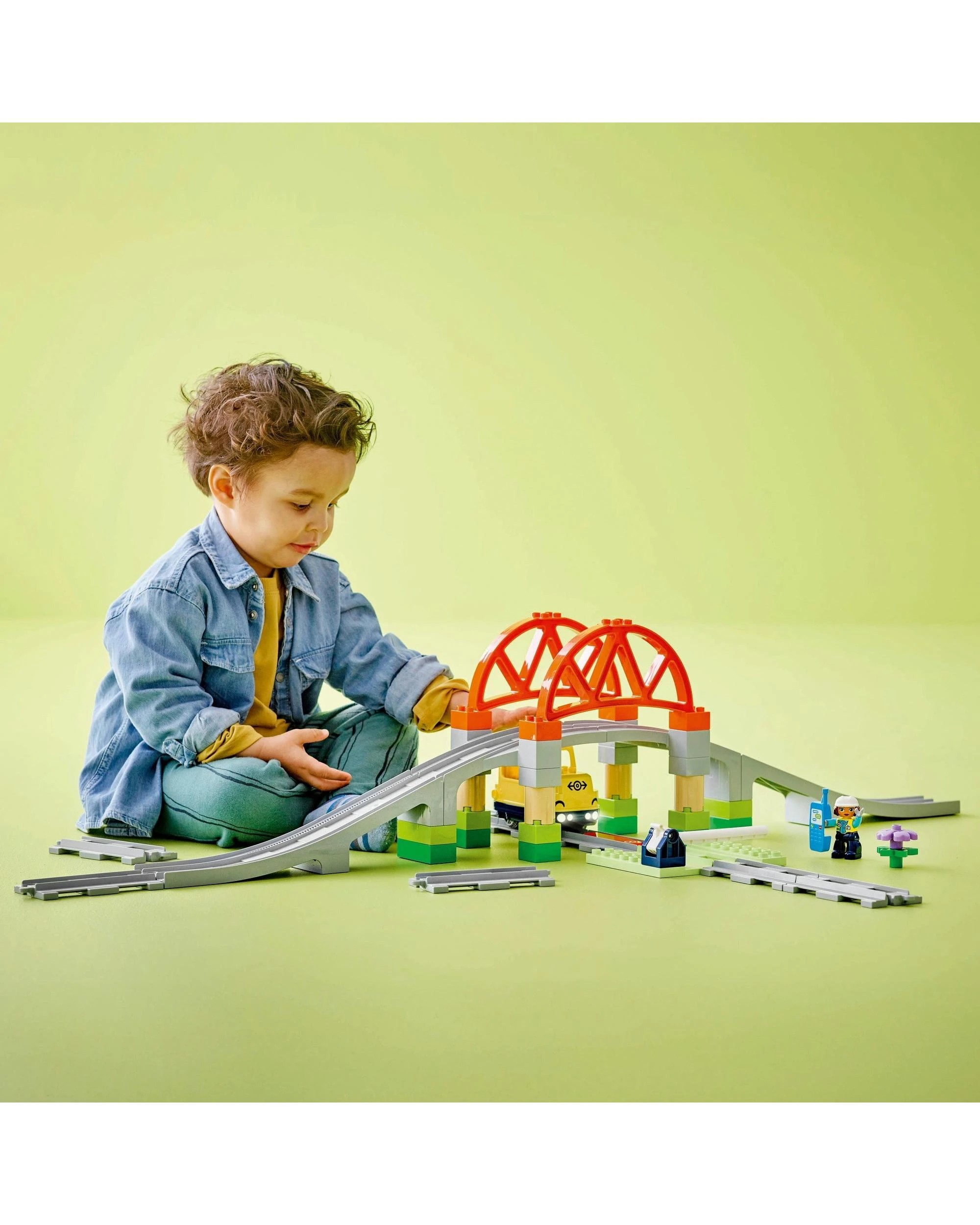 5 LEGO DUPLO Town Train Bridge and Tracks Expansion Set - 10426, 5 of 10