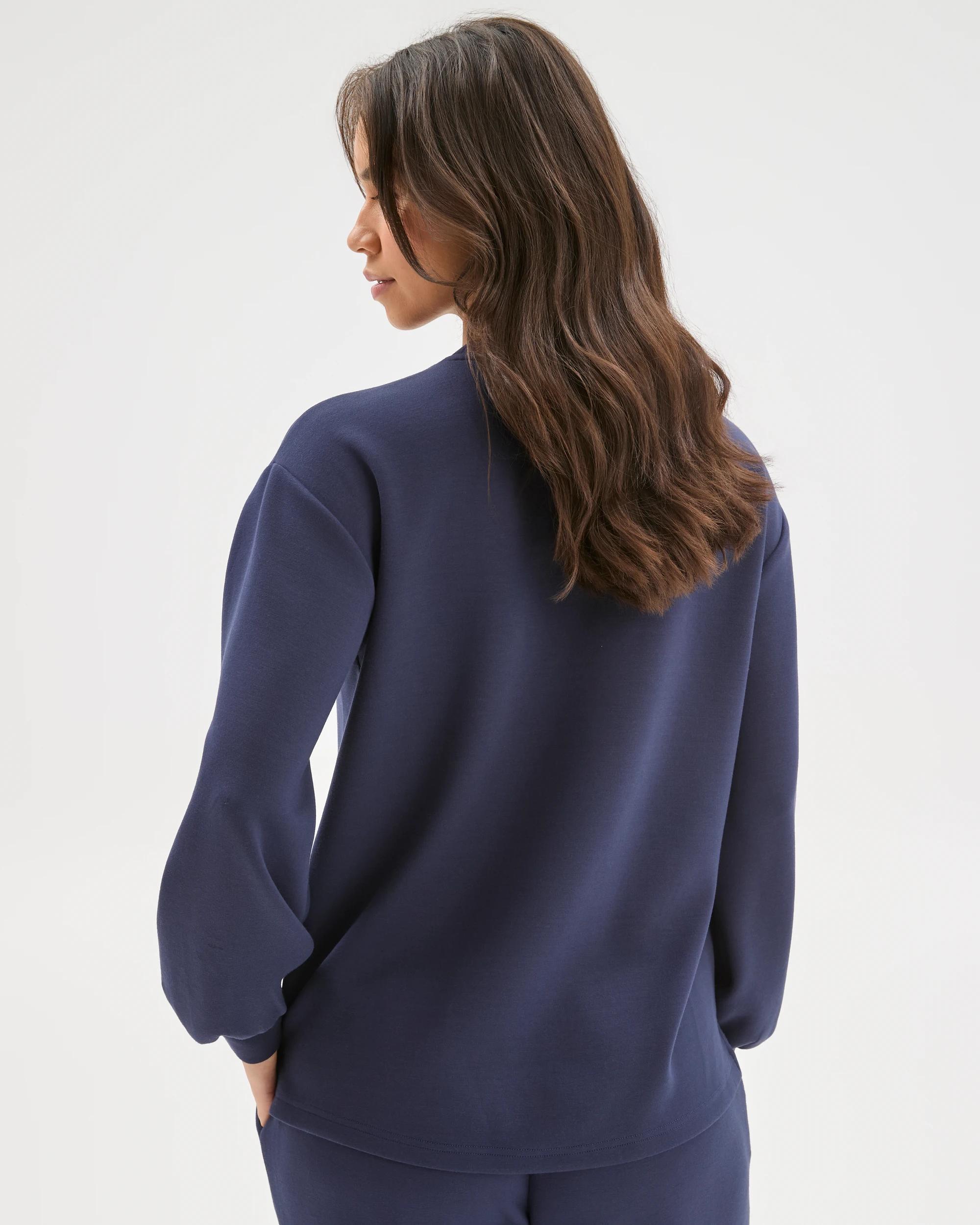 4 Target Woman Long Sleeve Crew Sleep Jumper NAVY, 4 of 7