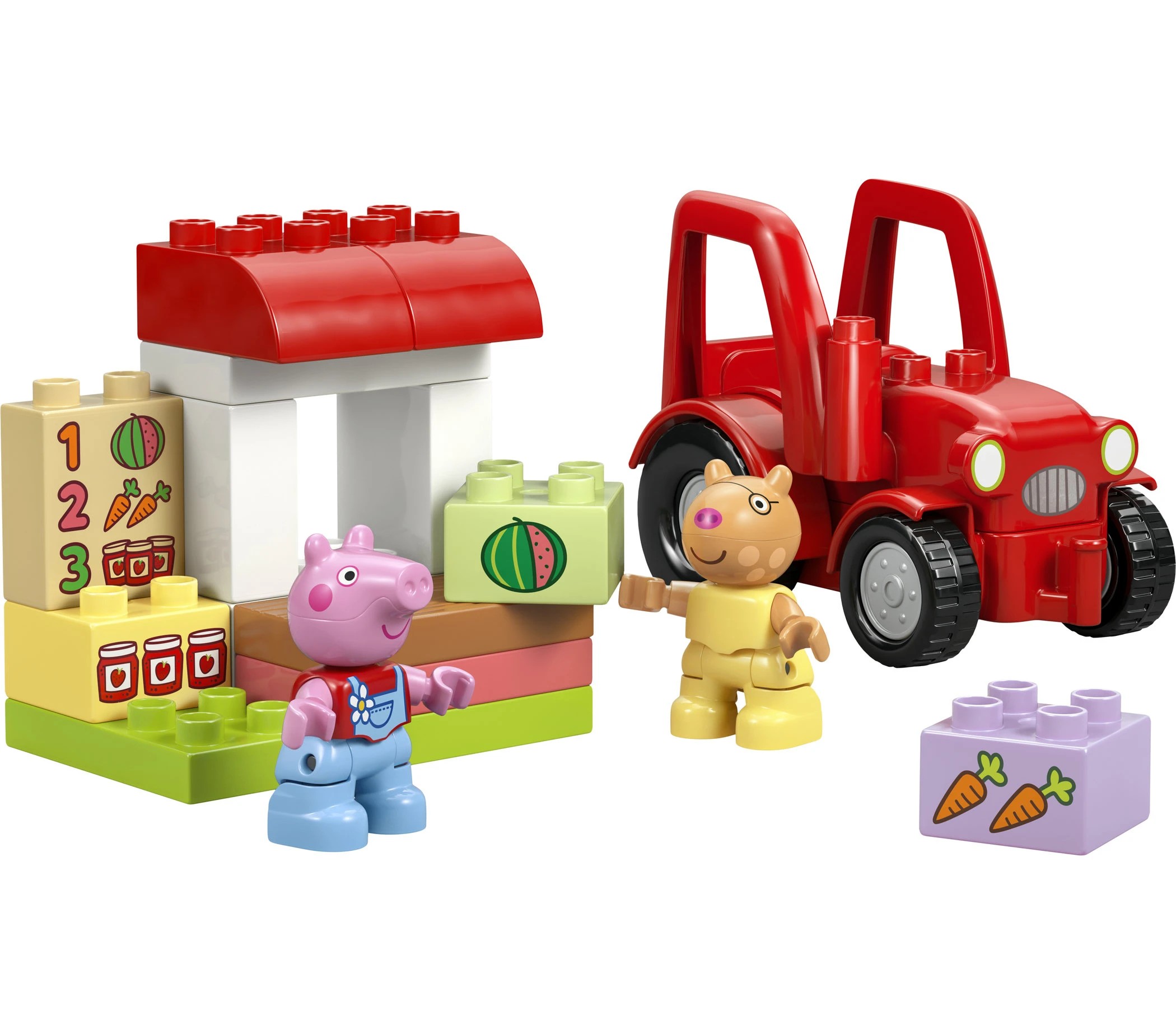 2 LEGO DUPLO Peppa Pig Tractor and Market 10468, 2 of 10