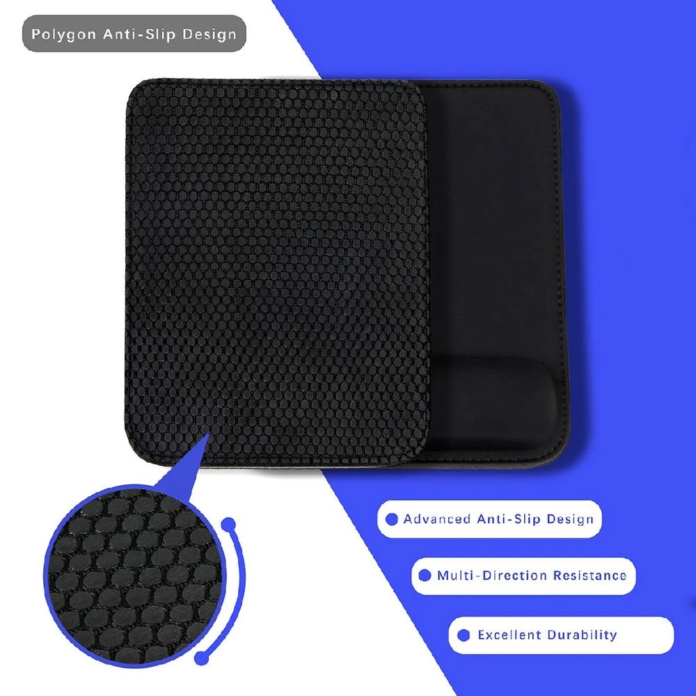 10 J.Burrows Ergonomic Gel Mouse Pad and Wrist Wrest Black, 10 of 10