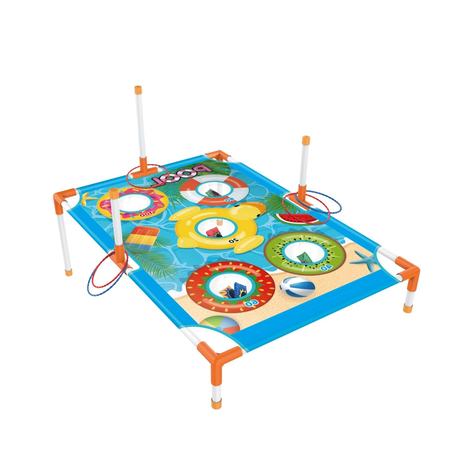 4 Ausway Fun Indoor & Outdoor Throwing Game Set for Kids with Bean Bags, Rings Sticky Balls And Carry Bag, 4 of 7