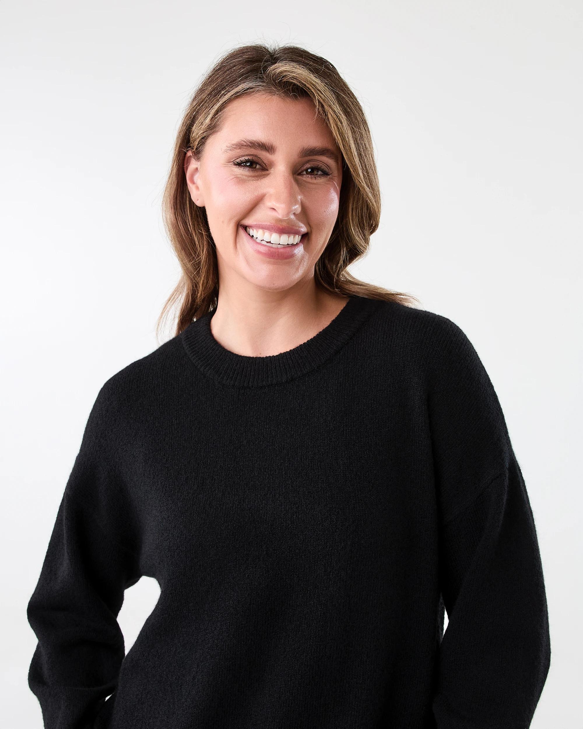 4 Relaxed Jumper Black, 4 of 7