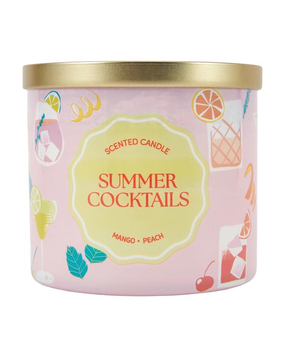Graphic Summer Cocktail Candle