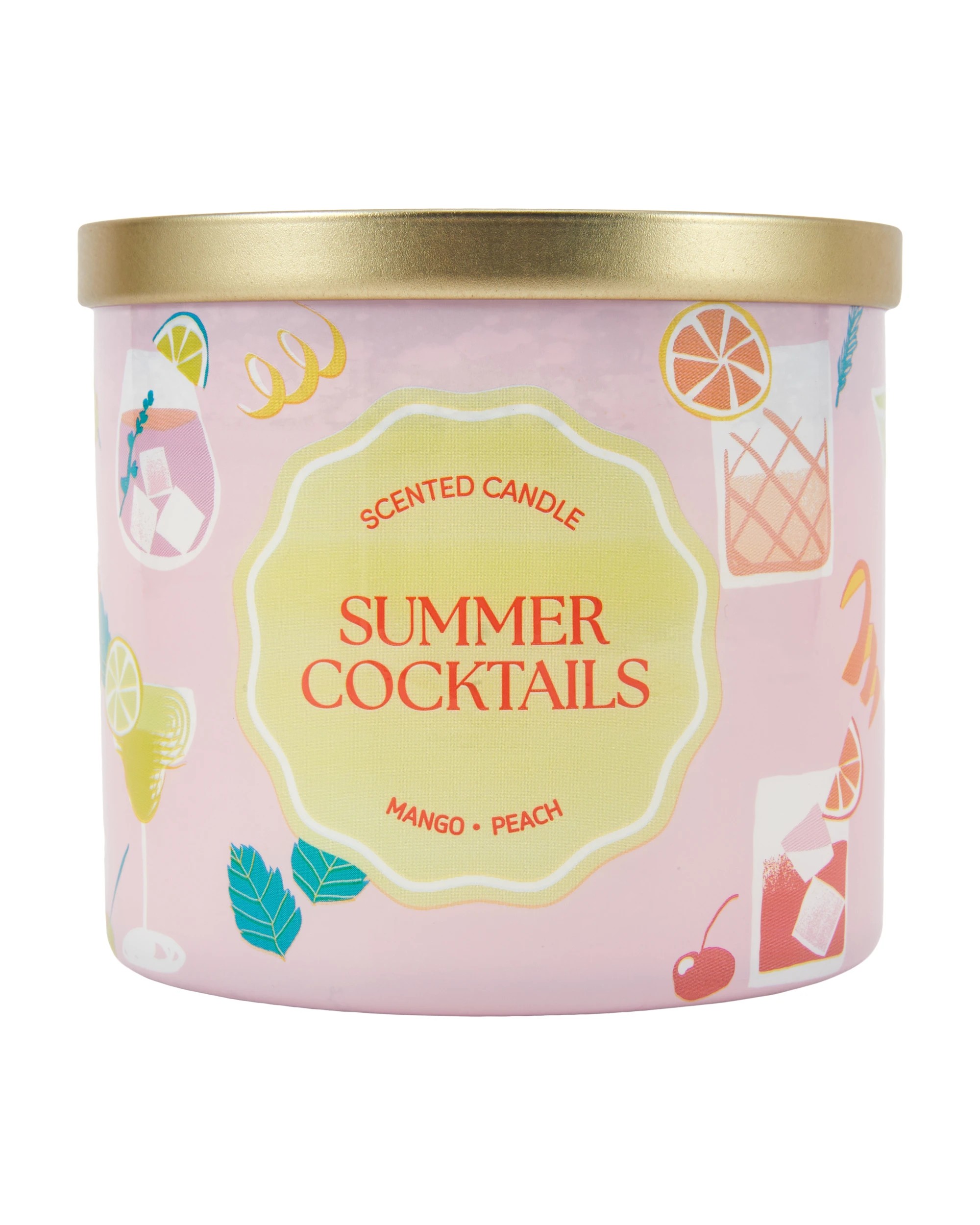 1 Graphic Summer Cocktail Candle, 1 of 5